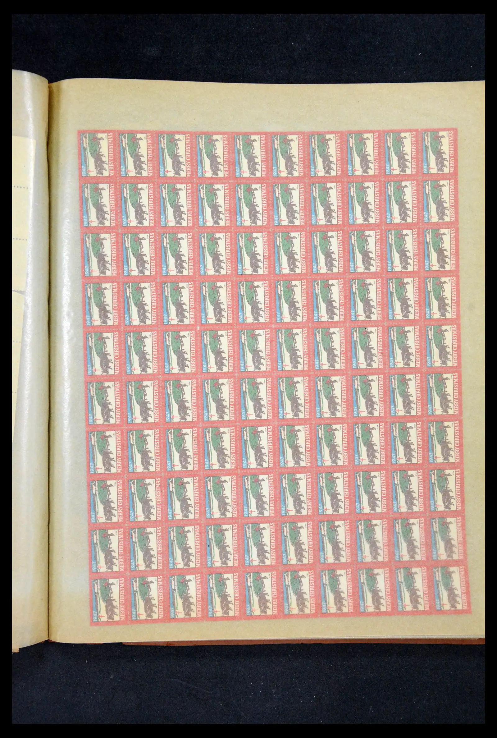 38238 0044 - Stamp collection 38238 USA Christmas seals from 1910.