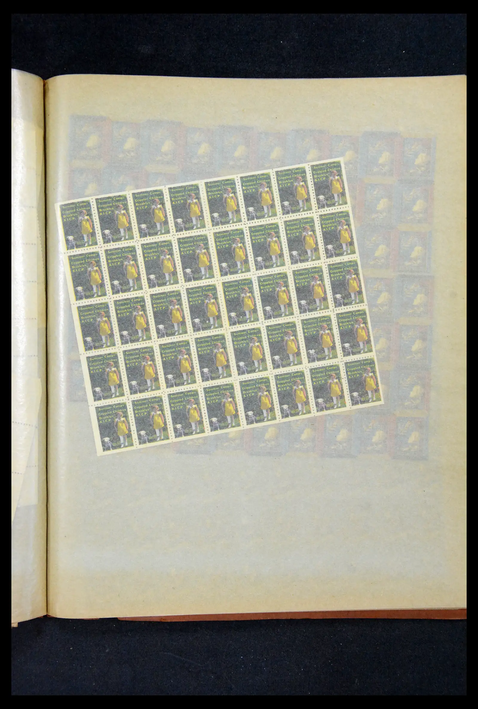 38238 0046 - Stamp collection 38238 USA Christmas seals from 1910.