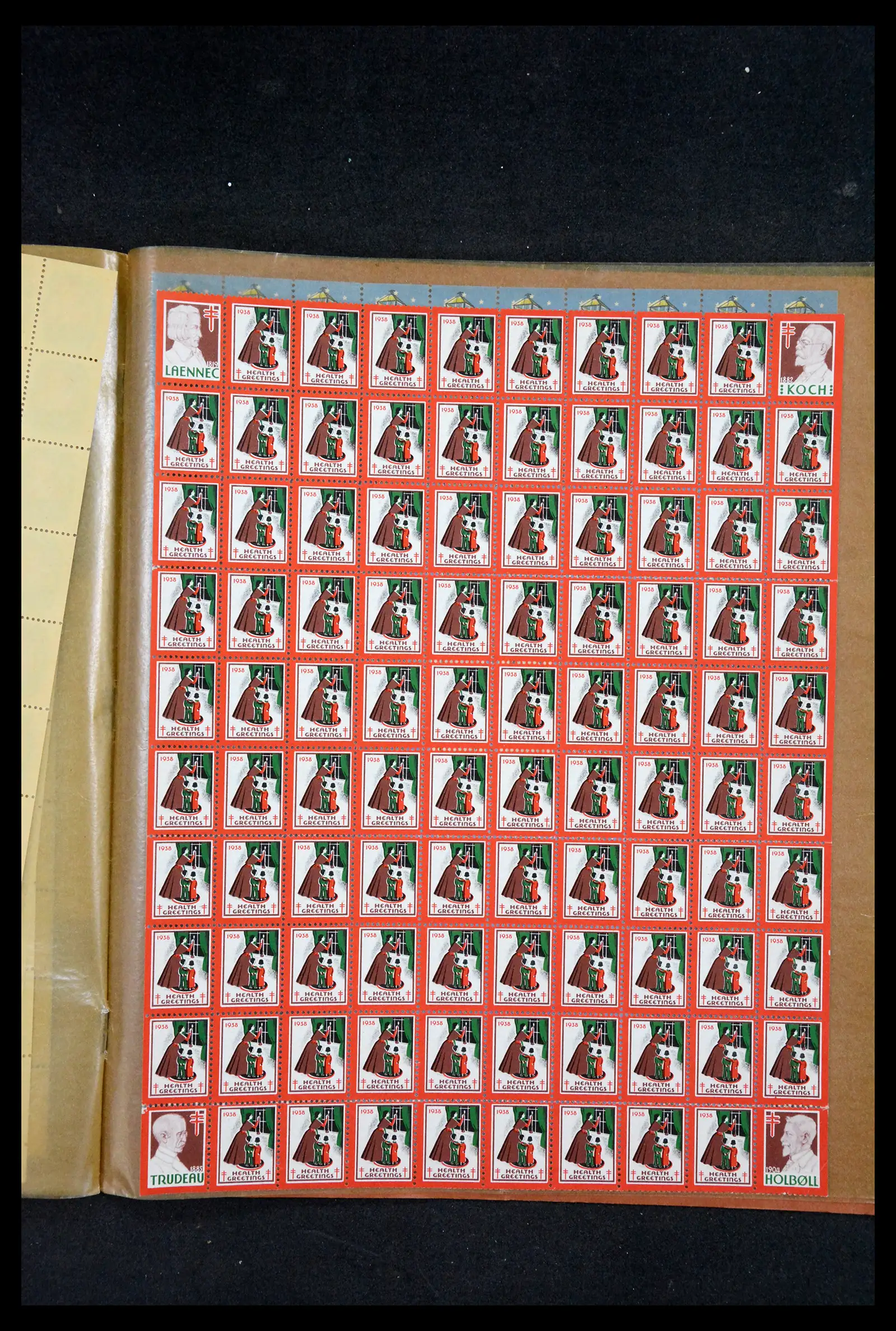 38238 0061 - Stamp collection 38238 USA Christmas seals from 1910.