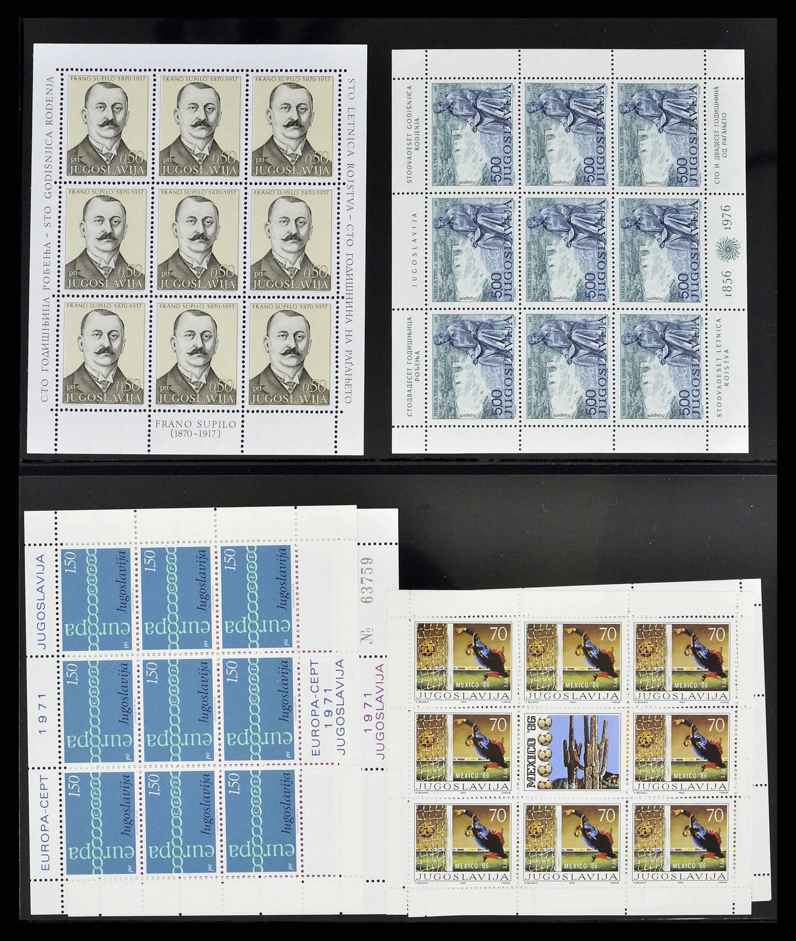 38242 0018 - Stamp collection 38242 European countries mint never hinged 1937-2002.