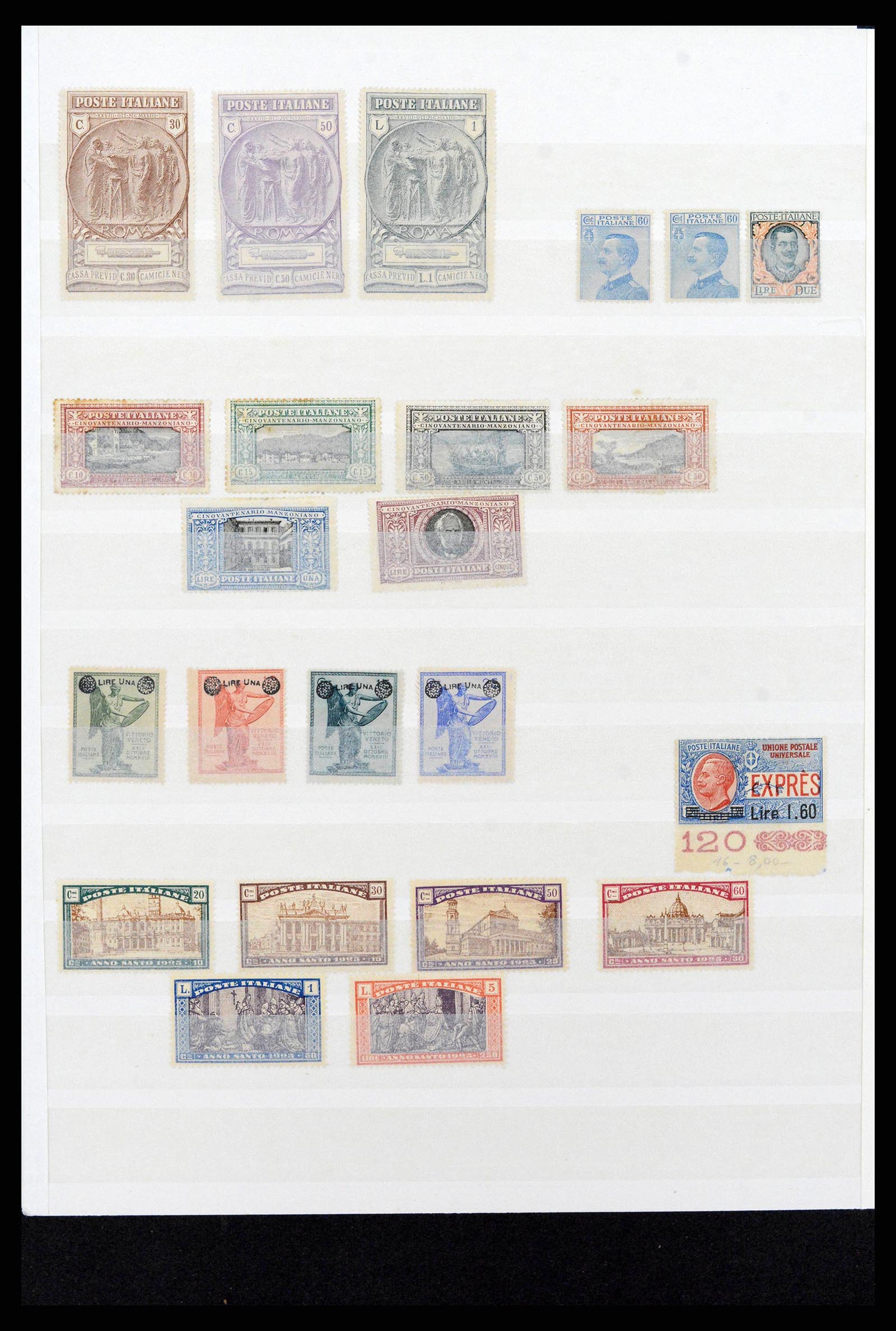38243 0004 - Postzegelverzameling 38243 Italië 1862-2011.