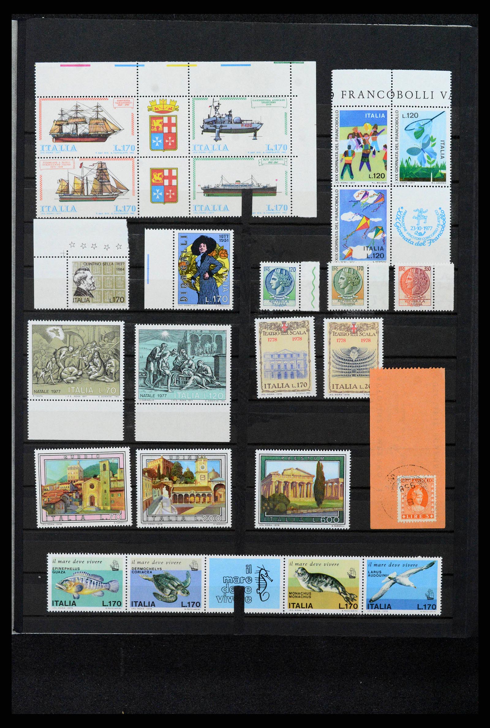 38243 0050 - Postzegelverzameling 38243 Italië 1862-2011.
