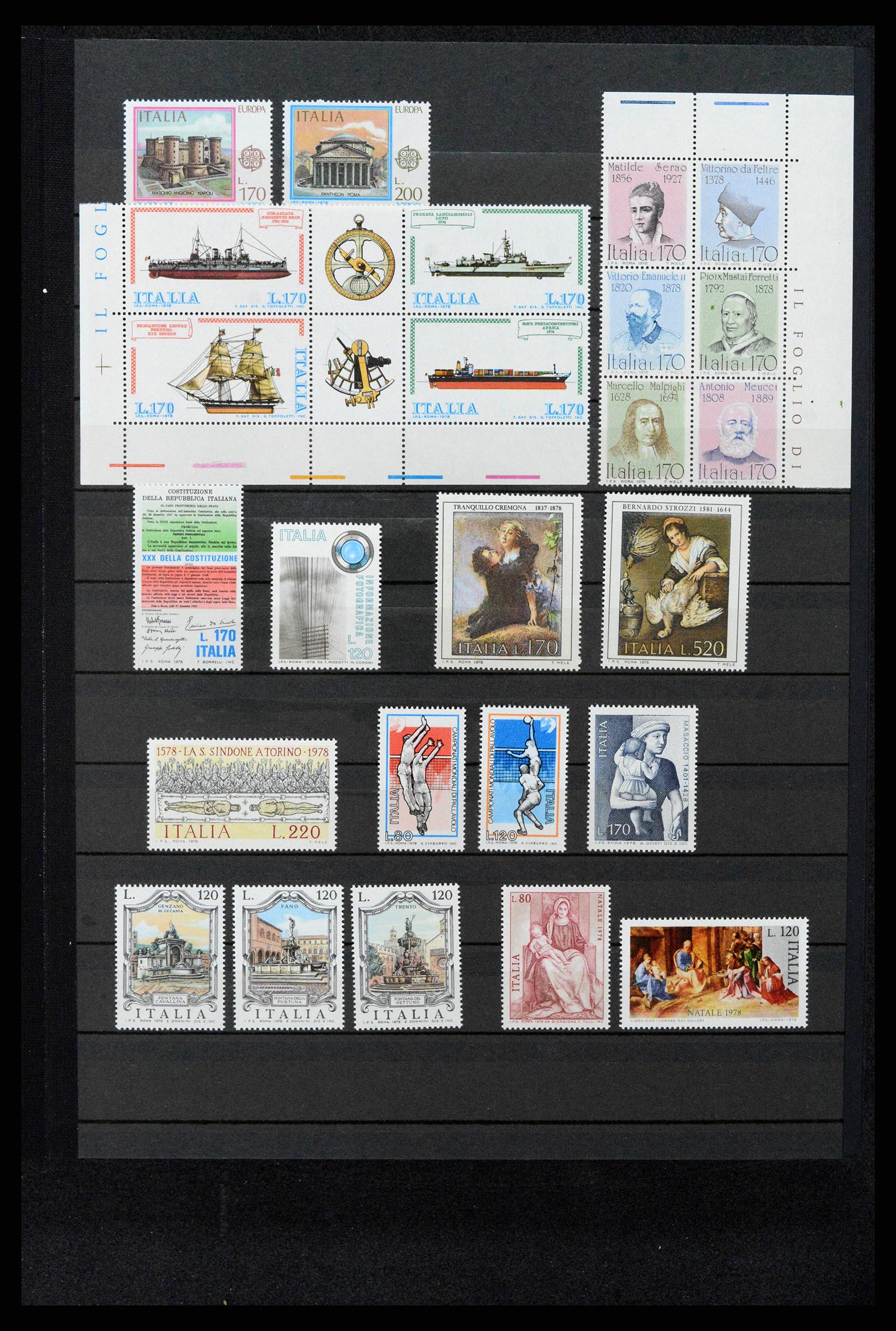 38243 0051 - Stamp collection 38243 Italy 1862-2011.