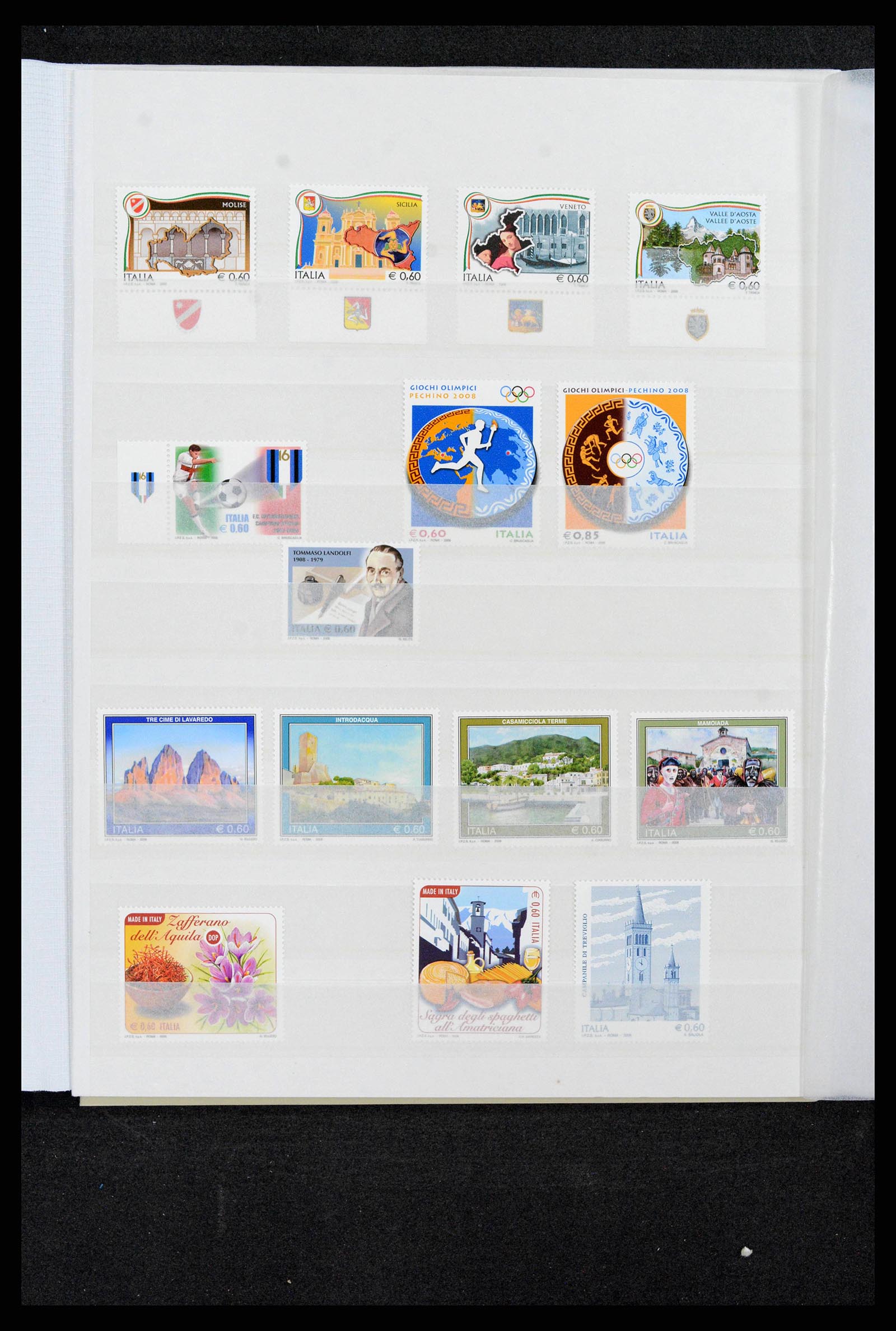 38243 0166 - Postzegelverzameling 38243 Italië 1862-2011.