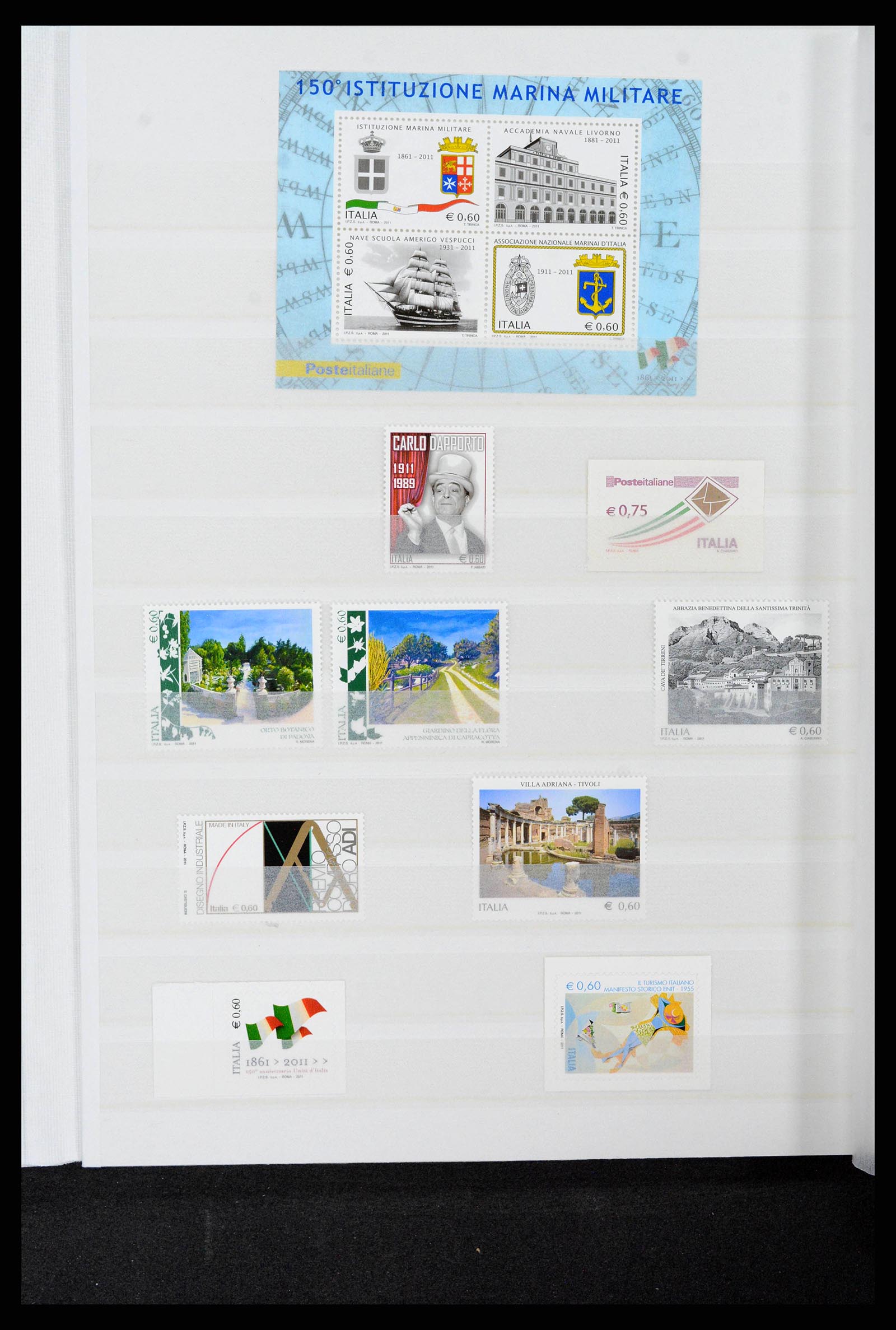38243 0182 - Postzegelverzameling 38243 Italië 1862-2011.