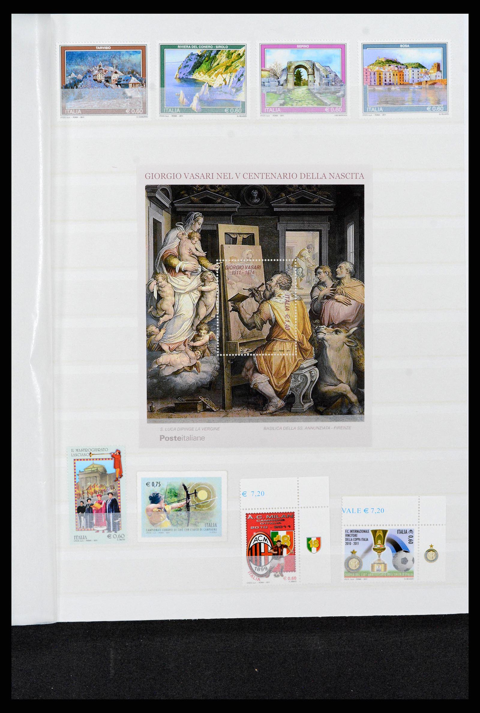 38243 0183 - Postzegelverzameling 38243 Italië 1862-2011.