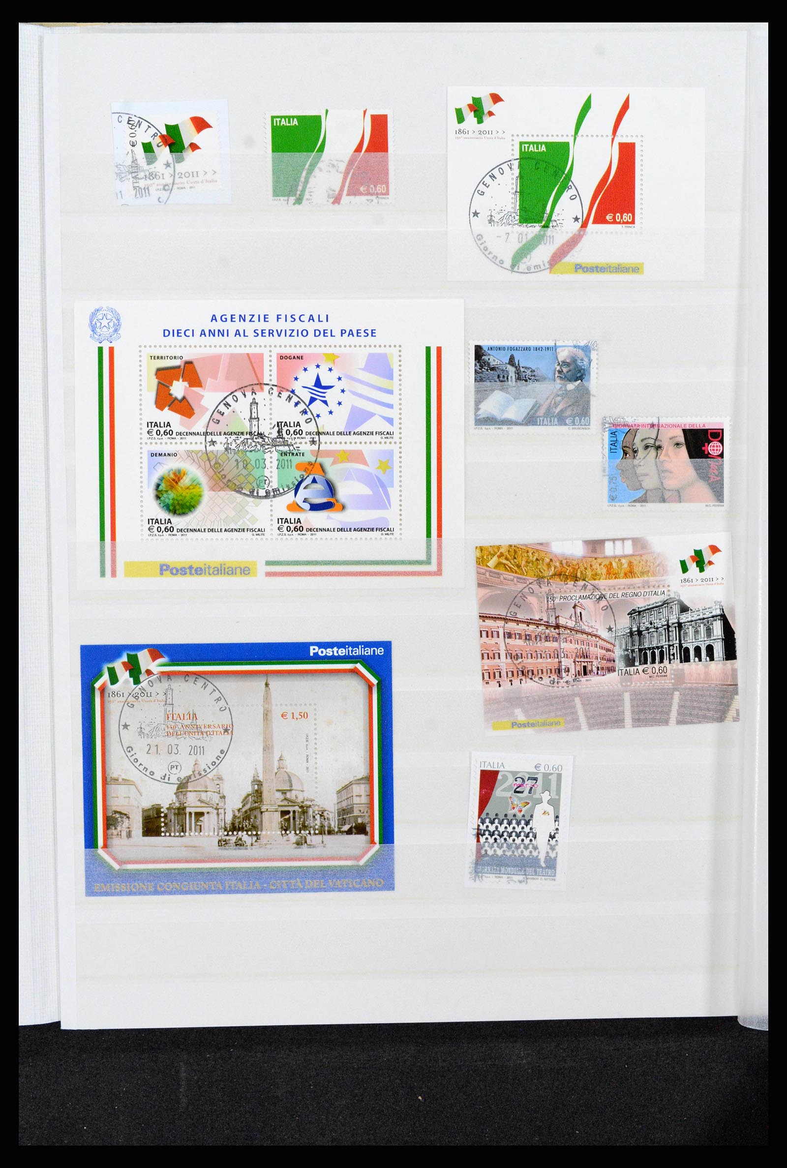 38243 0186 - Postzegelverzameling 38243 Italië 1862-2011.