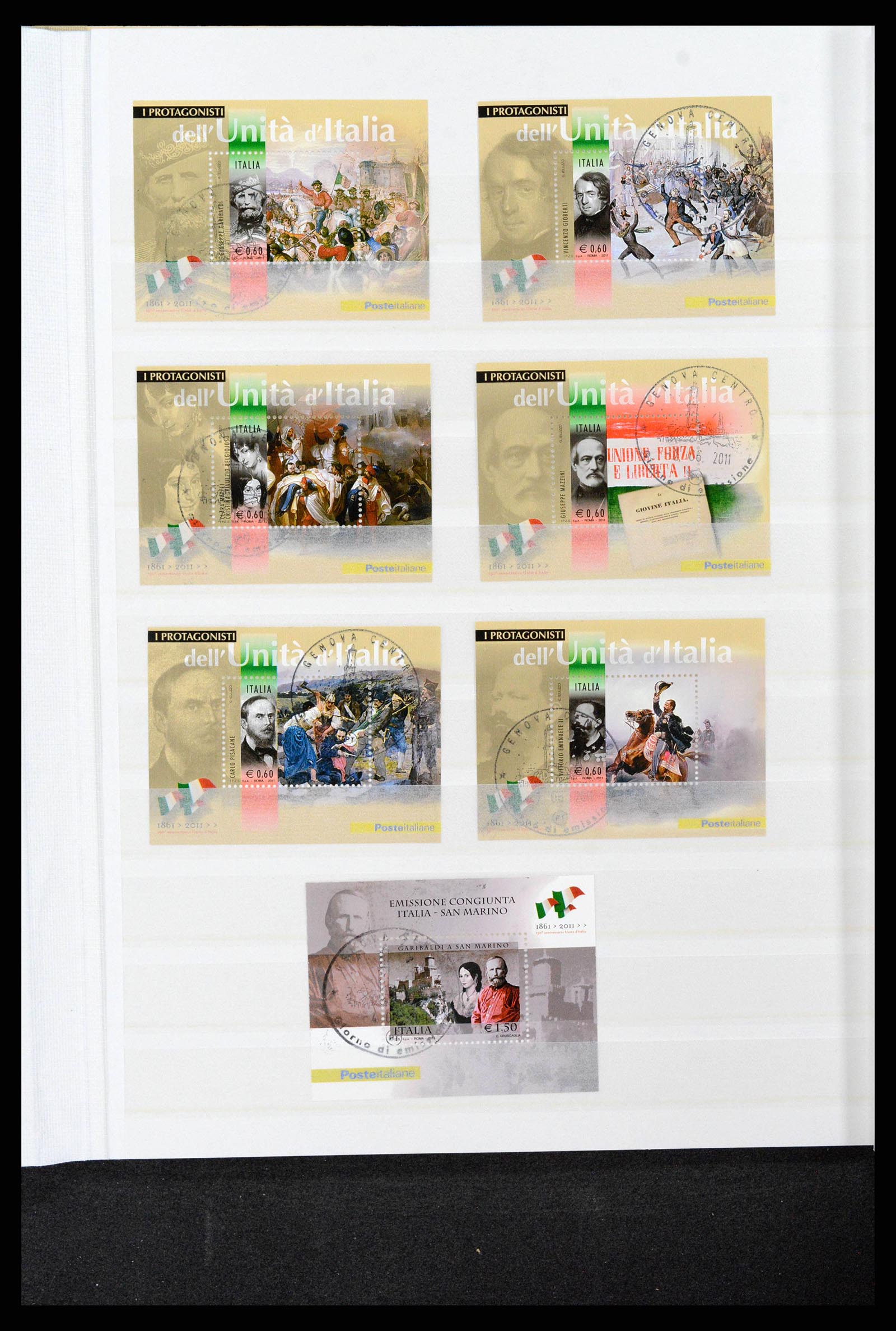 38243 0188 - Postzegelverzameling 38243 Italië 1862-2011.