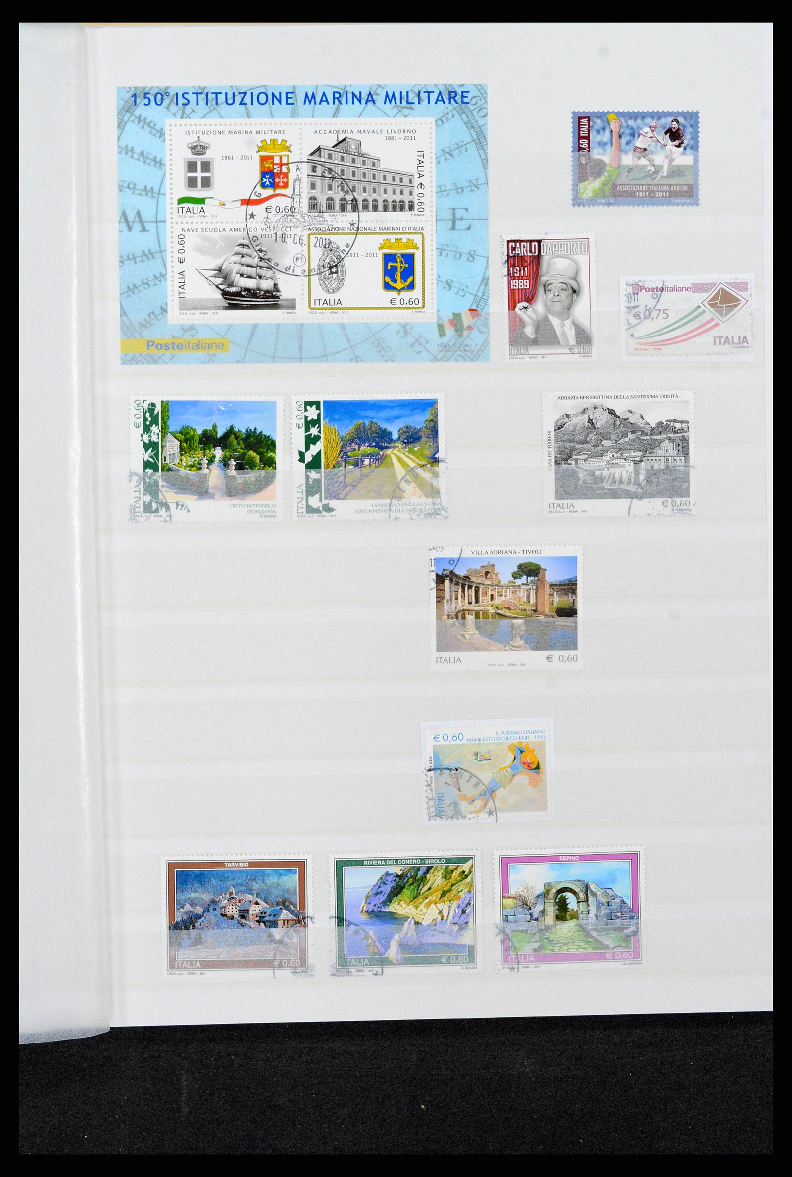 38243 0189 - Postzegelverzameling 38243 Italië 1862-2011.