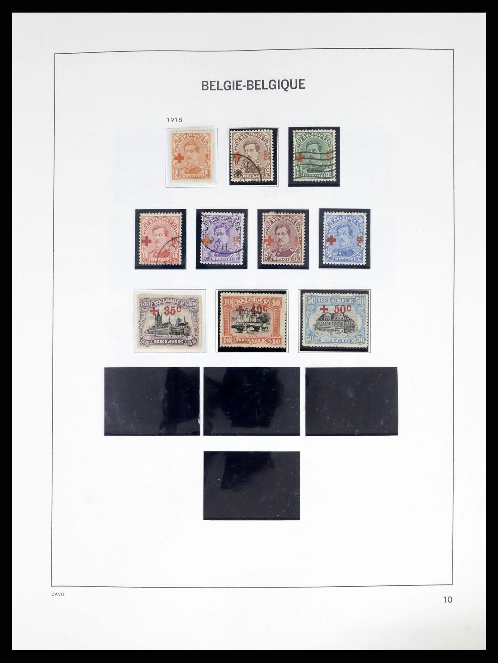 38249 0010 - Stamp collection 38249 Belgium 1849-1960.
