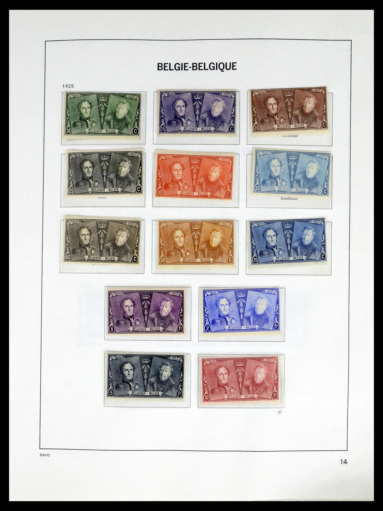 38249 0014 - Postzegelverzameling 38249 België 1849-1960.