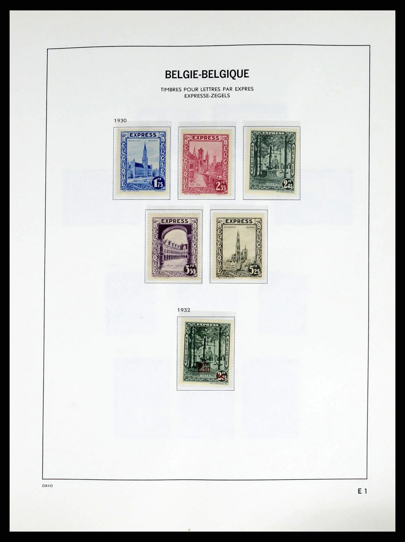 38249 0018 - Stamp collection 38249 Belgium 1849-1960.