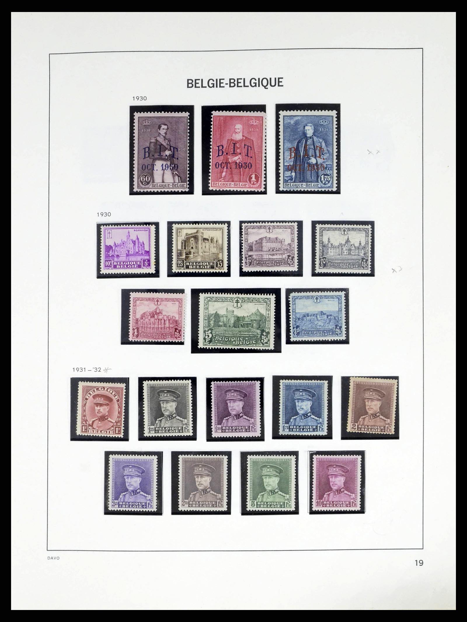 38249 0020 - Stamp collection 38249 Belgium 1849-1960.