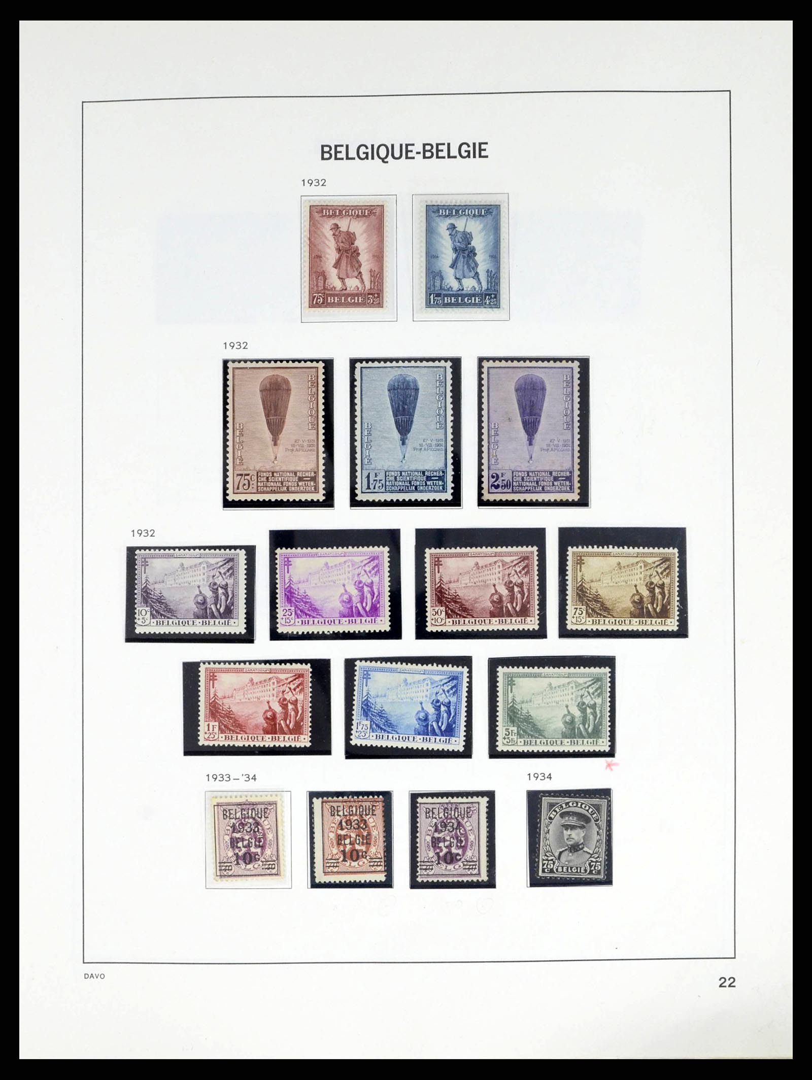 38249 0023 - Stamp collection 38249 Belgium 1849-1960.