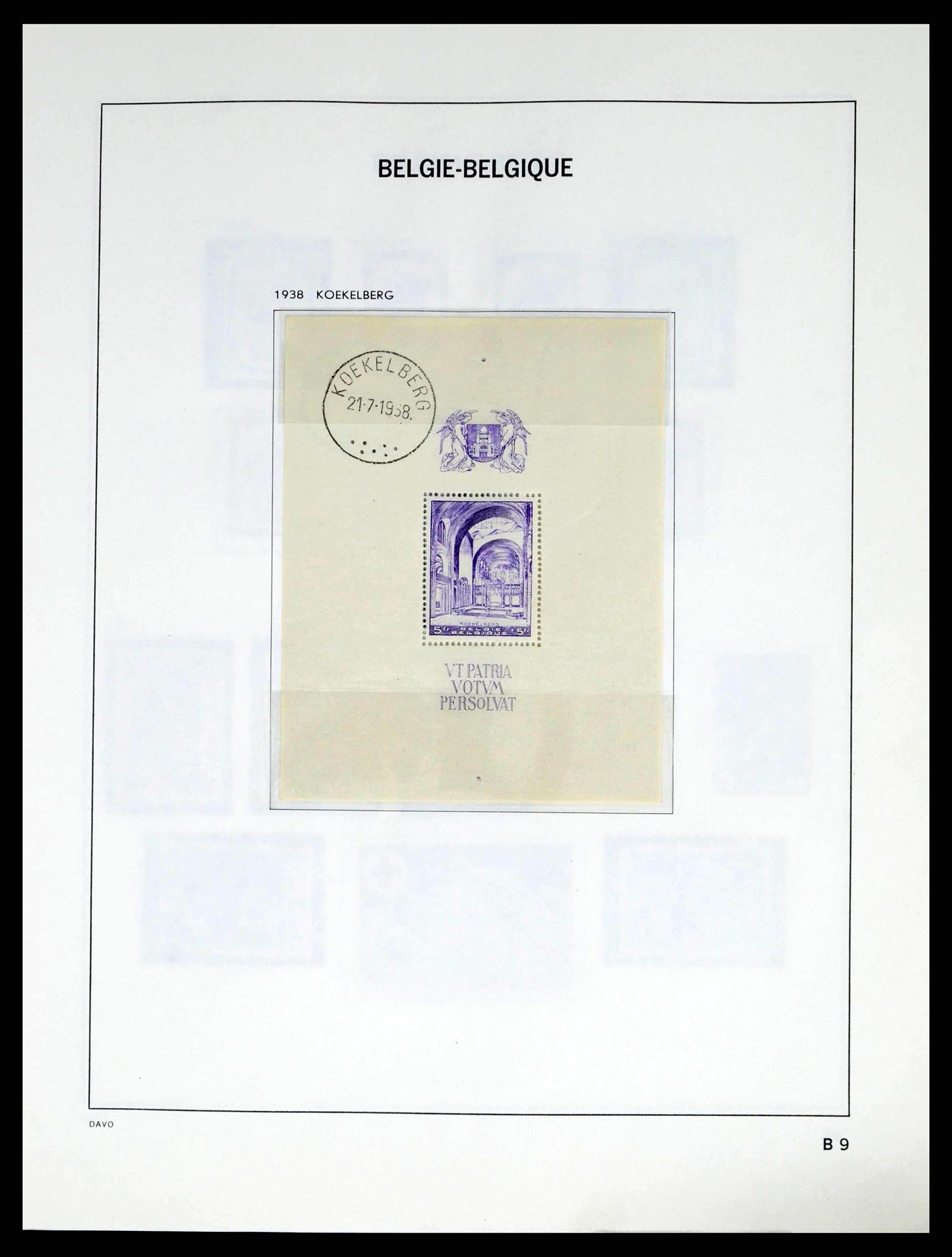 38249 0034 - Stamp collection 38249 Belgium 1849-1960.