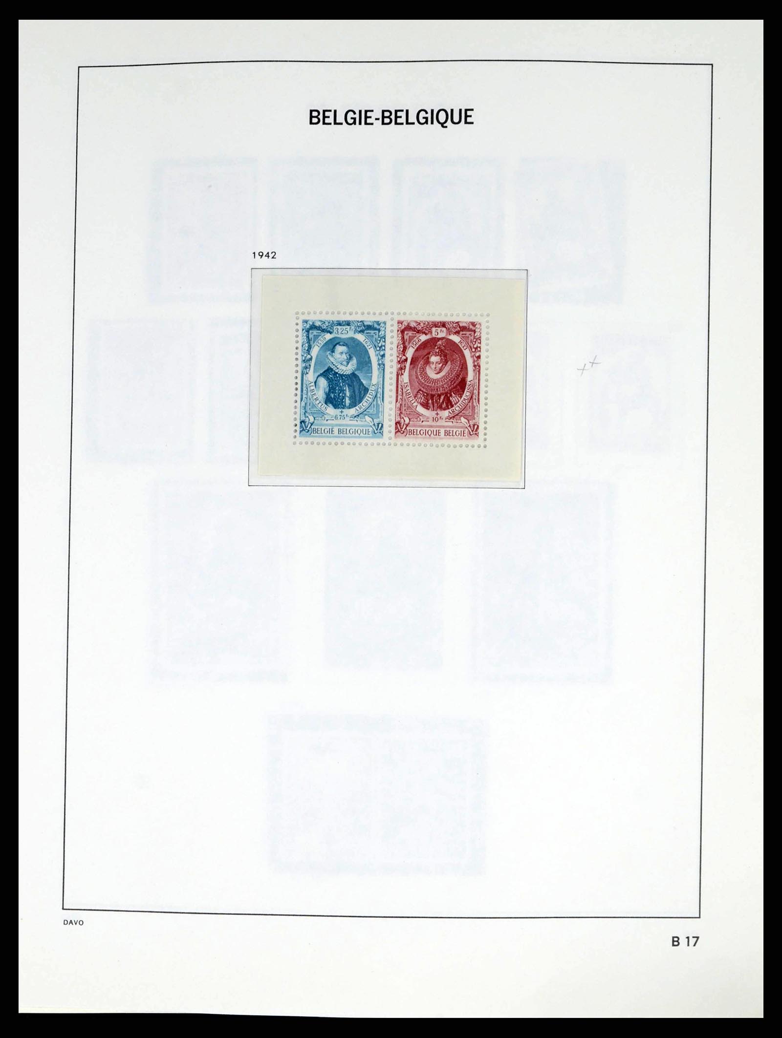 38249 0049 - Stamp collection 38249 Belgium 1849-1960.
