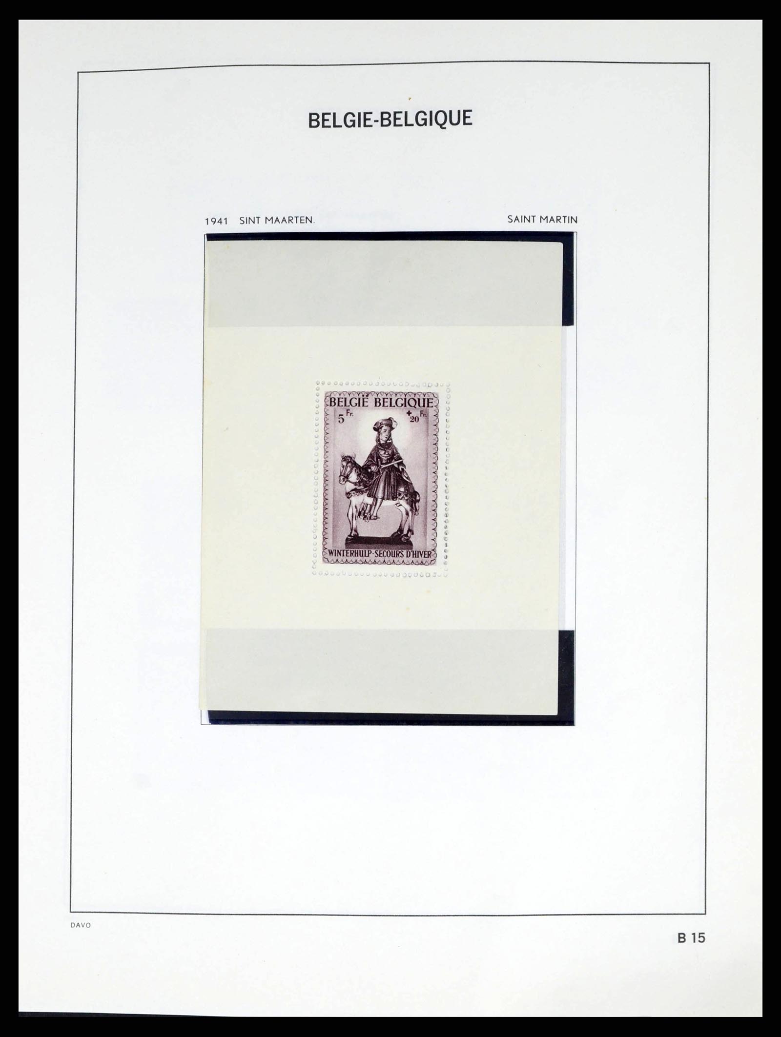 38249 0051 - Postzegelverzameling 38249 België 1849-1960.