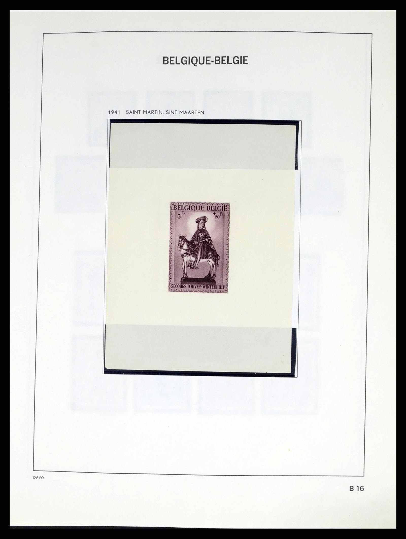 38249 0052 - Postzegelverzameling 38249 België 1849-1960.