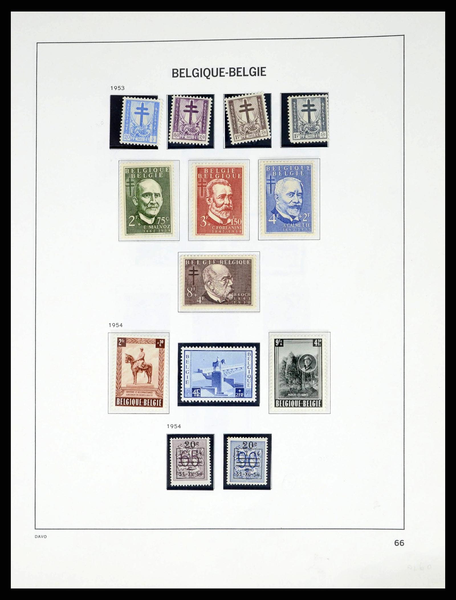38249 0081 - Postzegelverzameling 38249 België 1849-1960.
