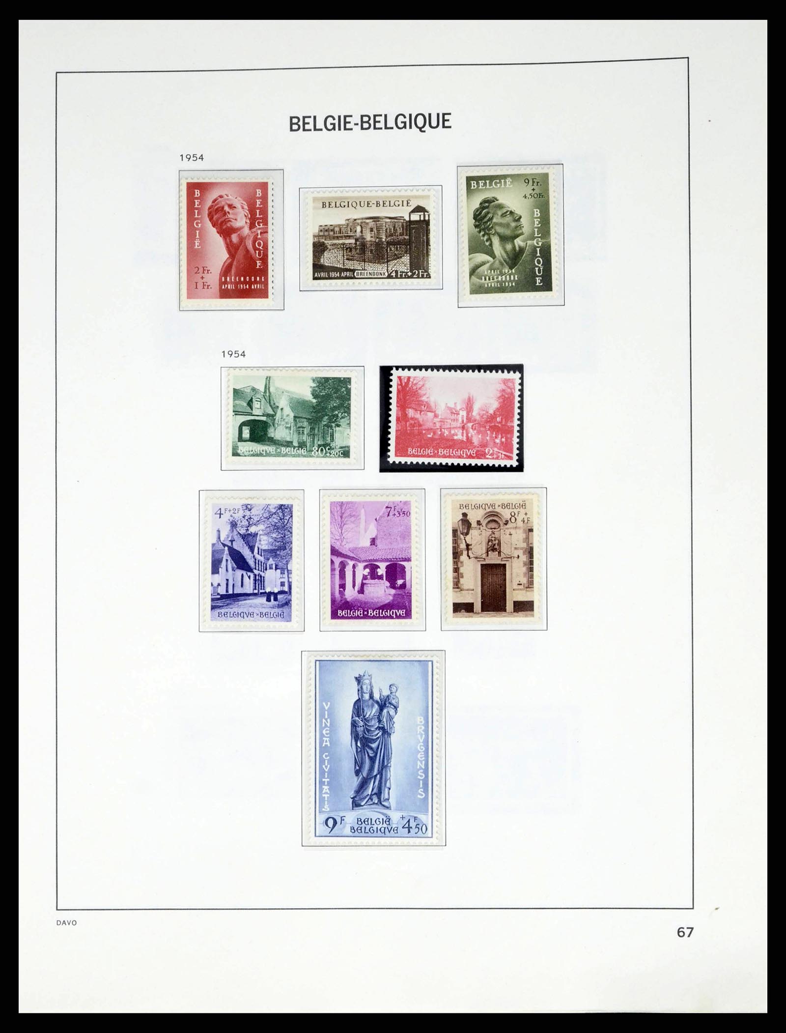 38249 0082 - Postzegelverzameling 38249 België 1849-1960.