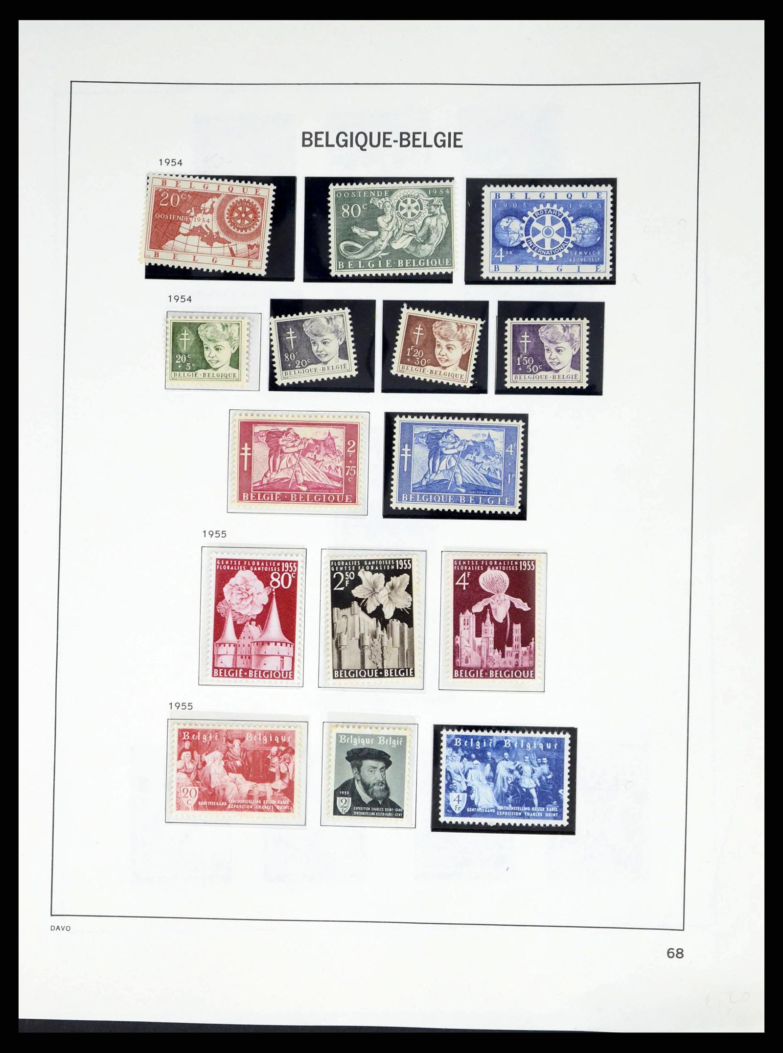 38249 0083 - Postzegelverzameling 38249 België 1849-1960.