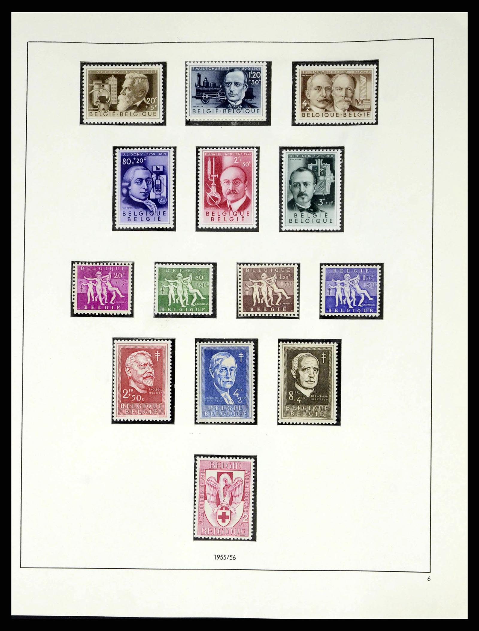 38249 0085 - Postzegelverzameling 38249 België 1849-1960.