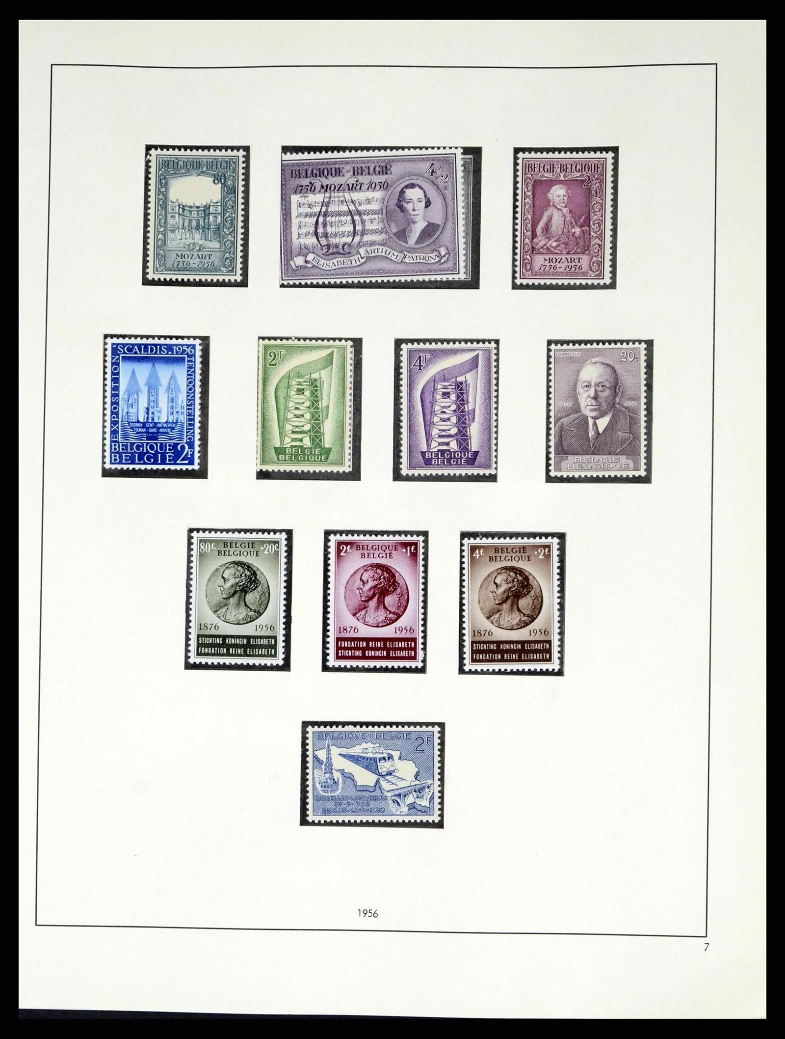 38249 0086 - Postzegelverzameling 38249 België 1849-1960.