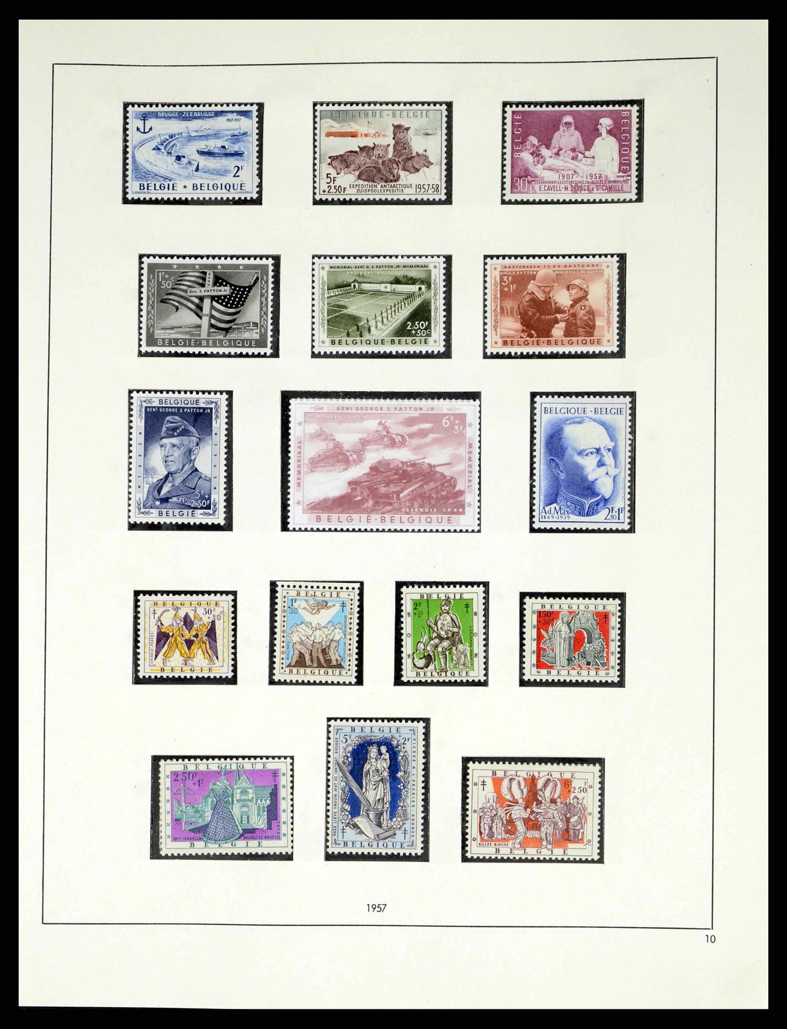 38249 0089 - Postzegelverzameling 38249 België 1849-1960.