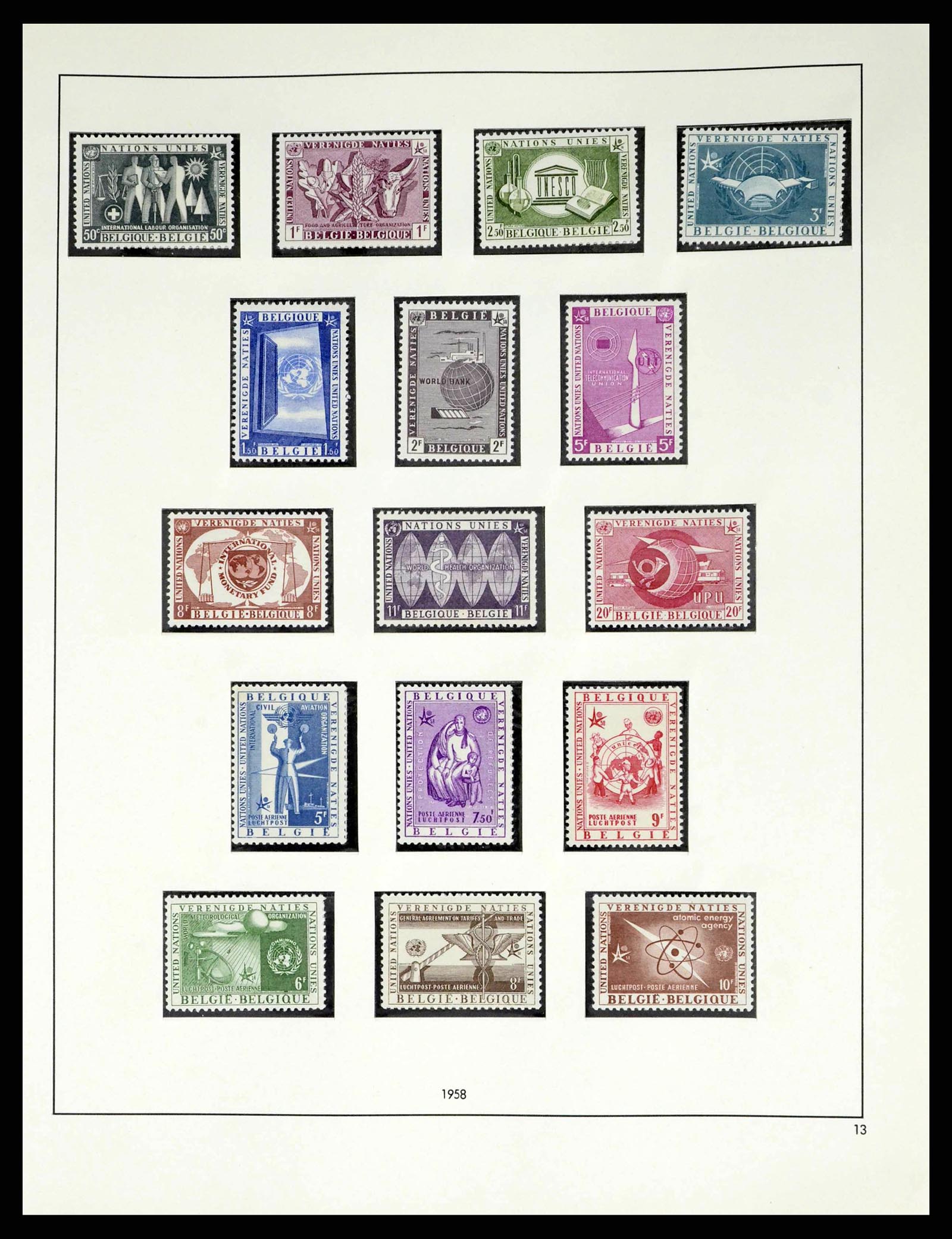 38249 0092 - Postzegelverzameling 38249 België 1849-1960.