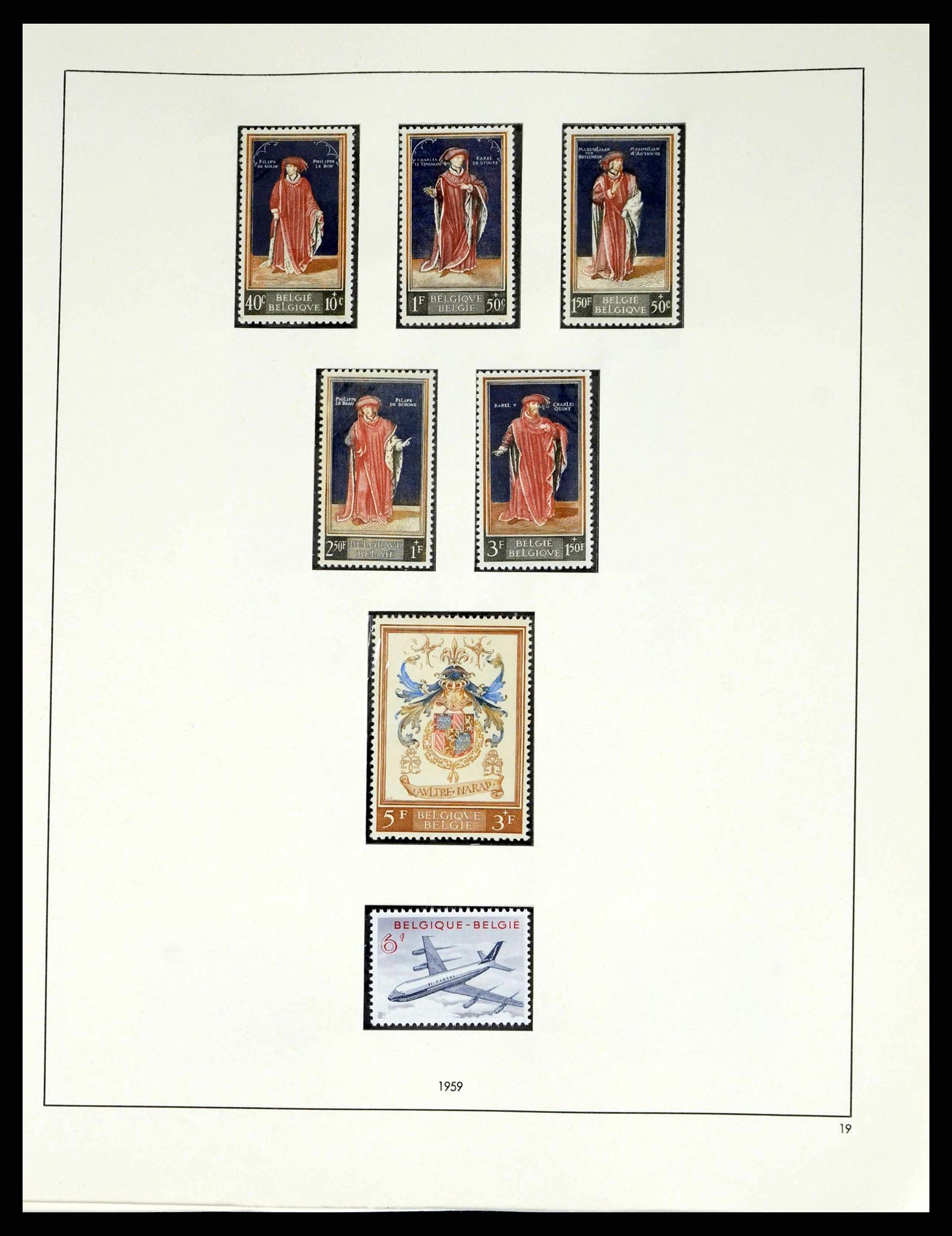38249 0097 - Postzegelverzameling 38249 België 1849-1960.