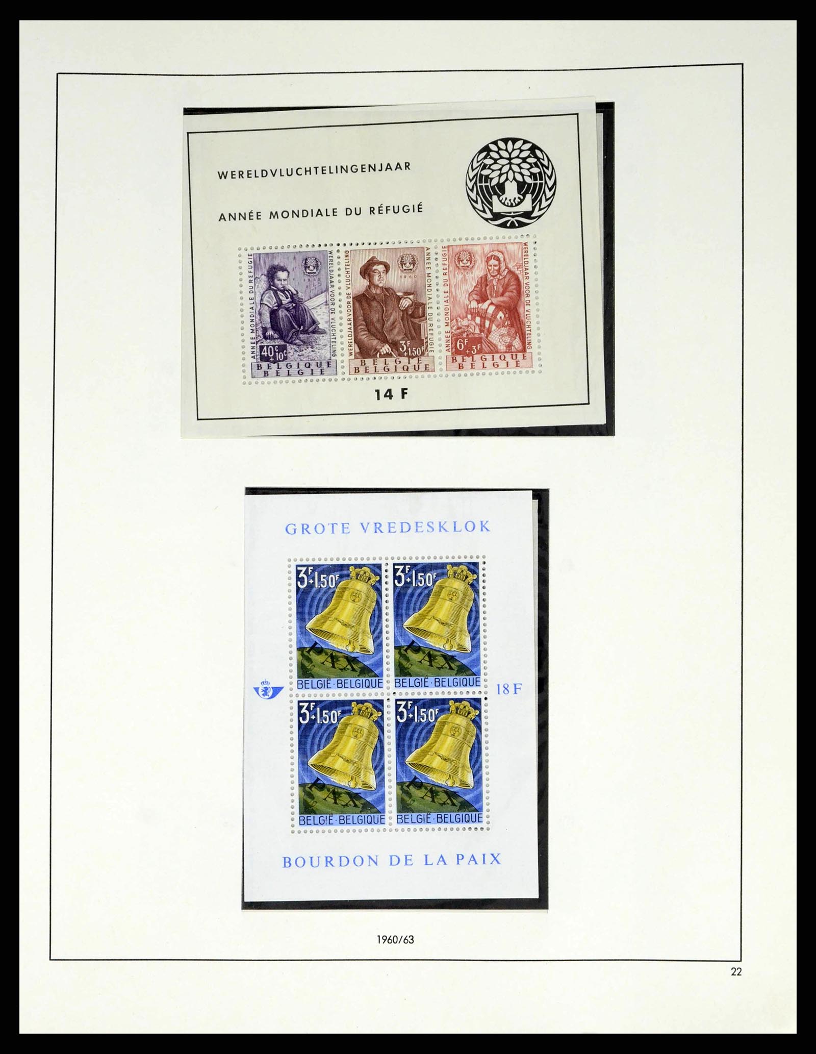 38249 0099 - Postzegelverzameling 38249 België 1849-1960.