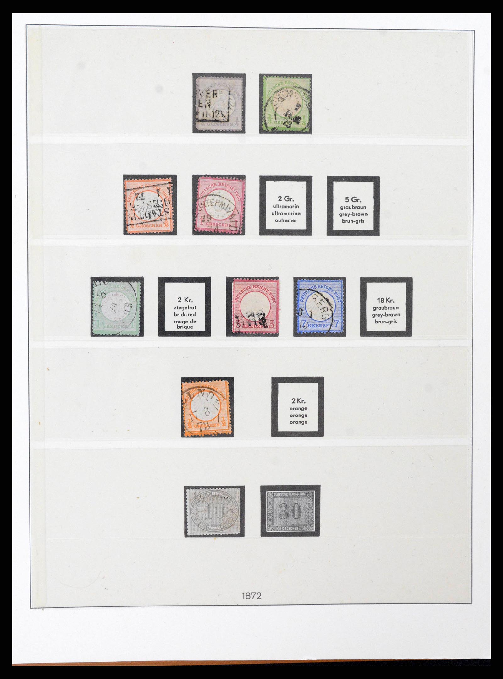 38251 0001 - Stamp collection 38251 German Reich 1872-1932.