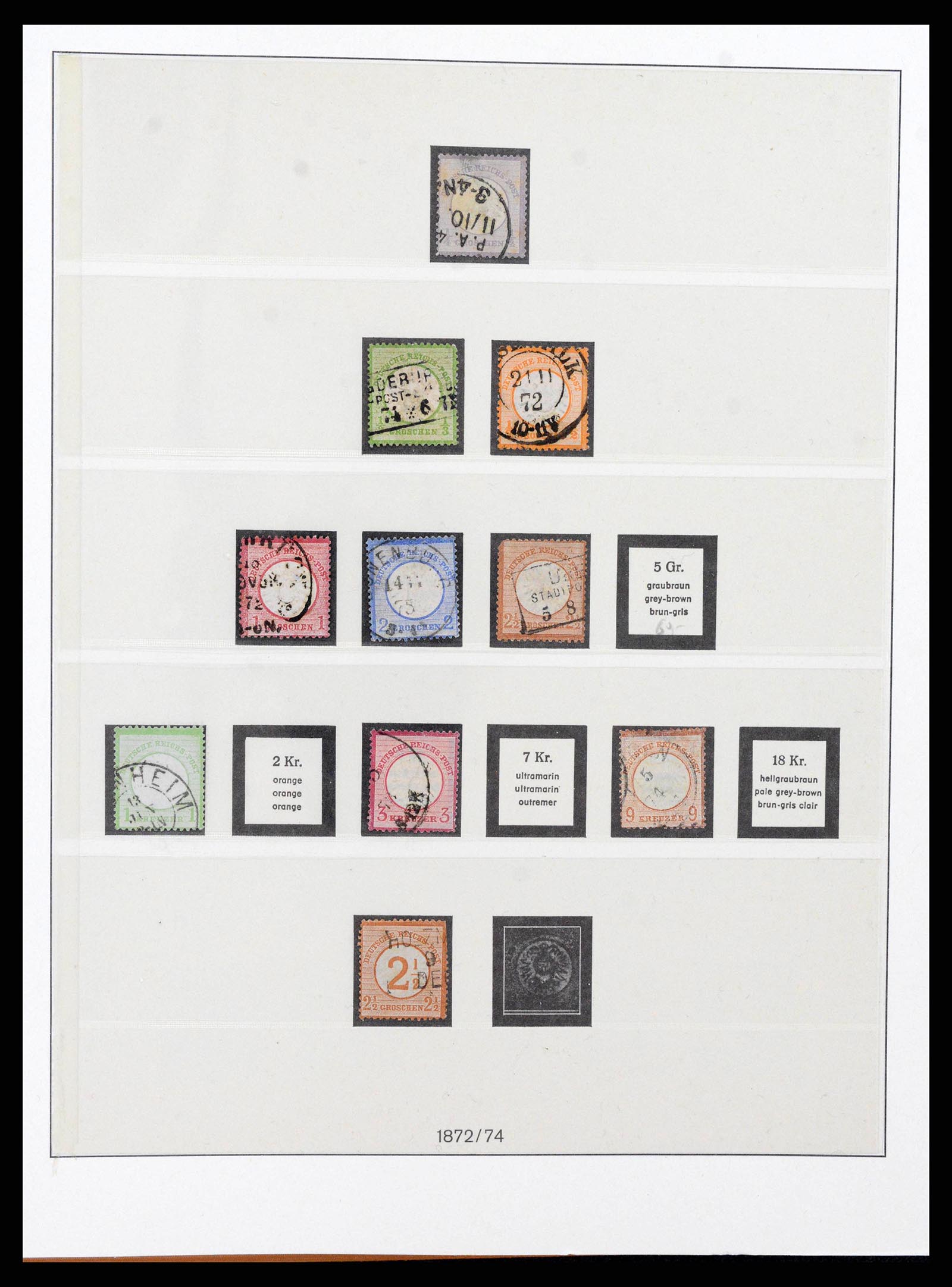 38251 0002 - Stamp collection 38251 German Reich 1872-1932.