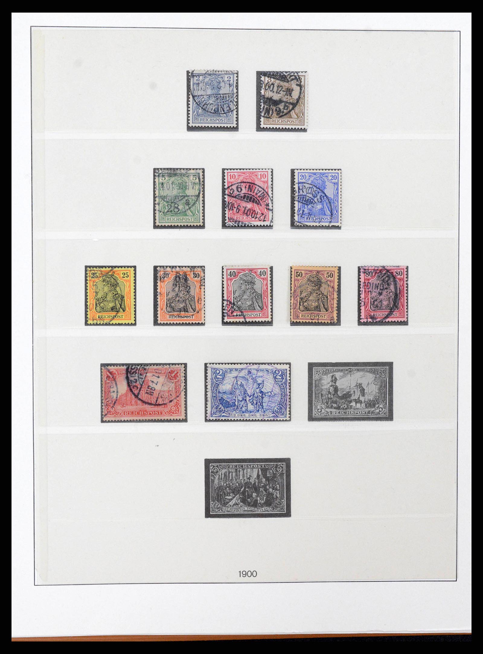 38251 0004 - Stamp collection 38251 German Reich 1872-1932.