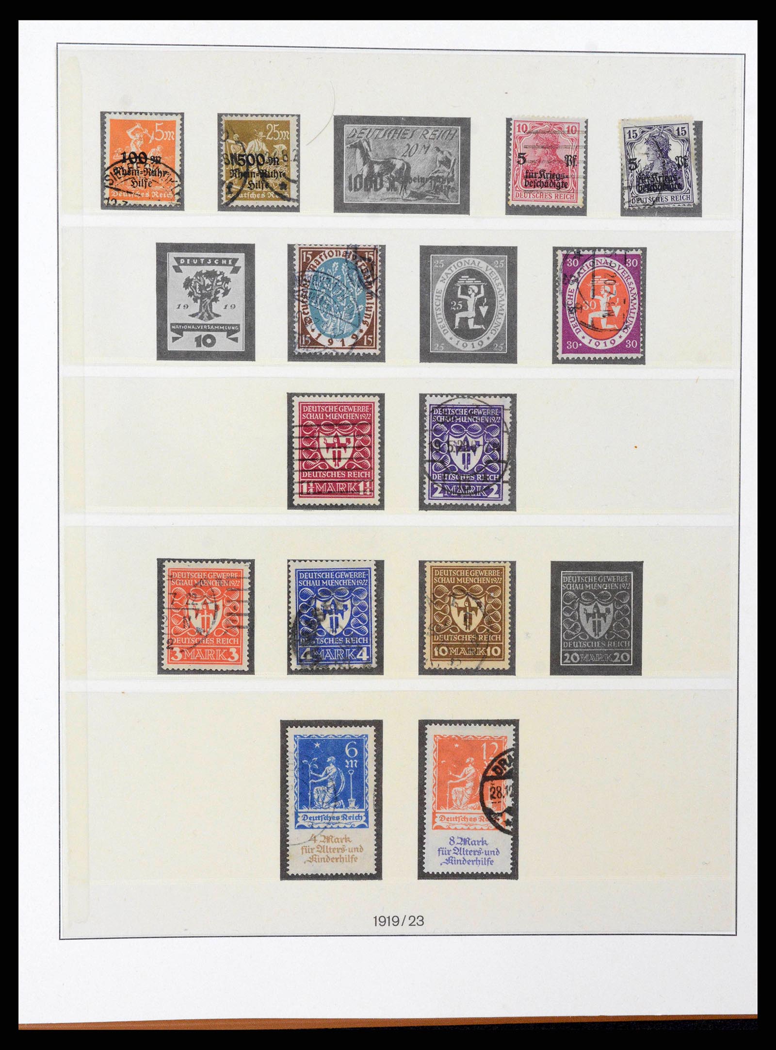 38251 0008 - Stamp collection 38251 German Reich 1872-1932.