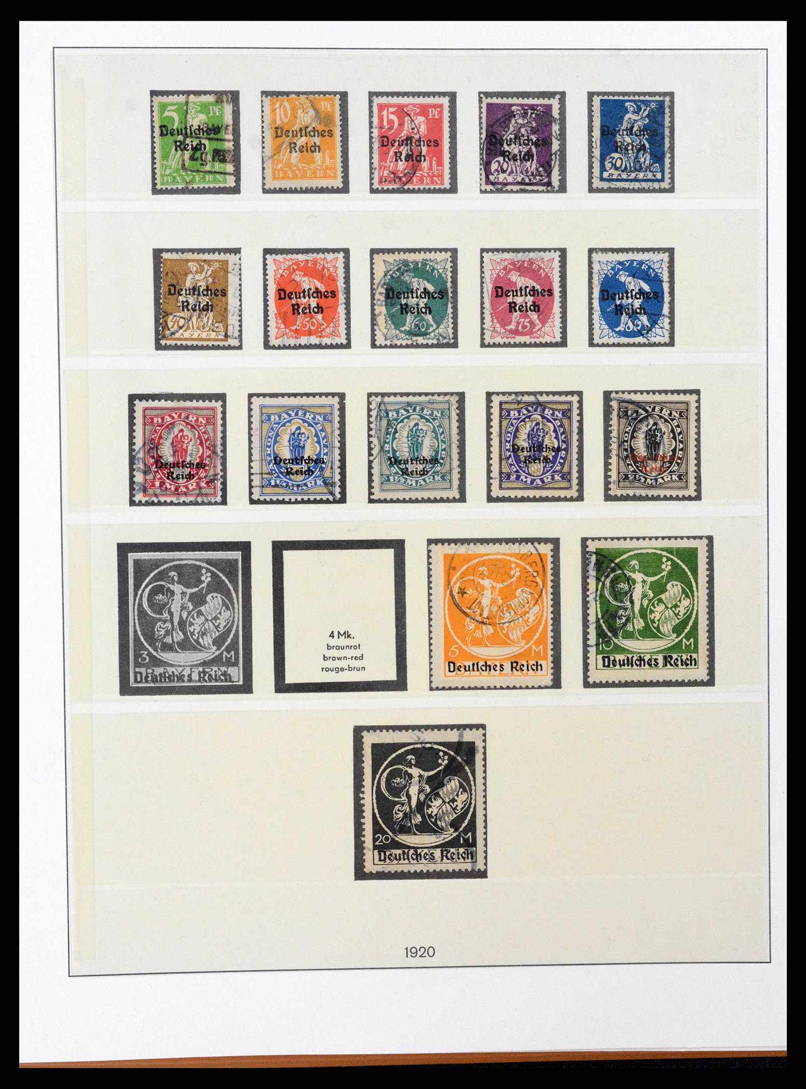 38251 0009 - Stamp collection 38251 German Reich 1872-1932.