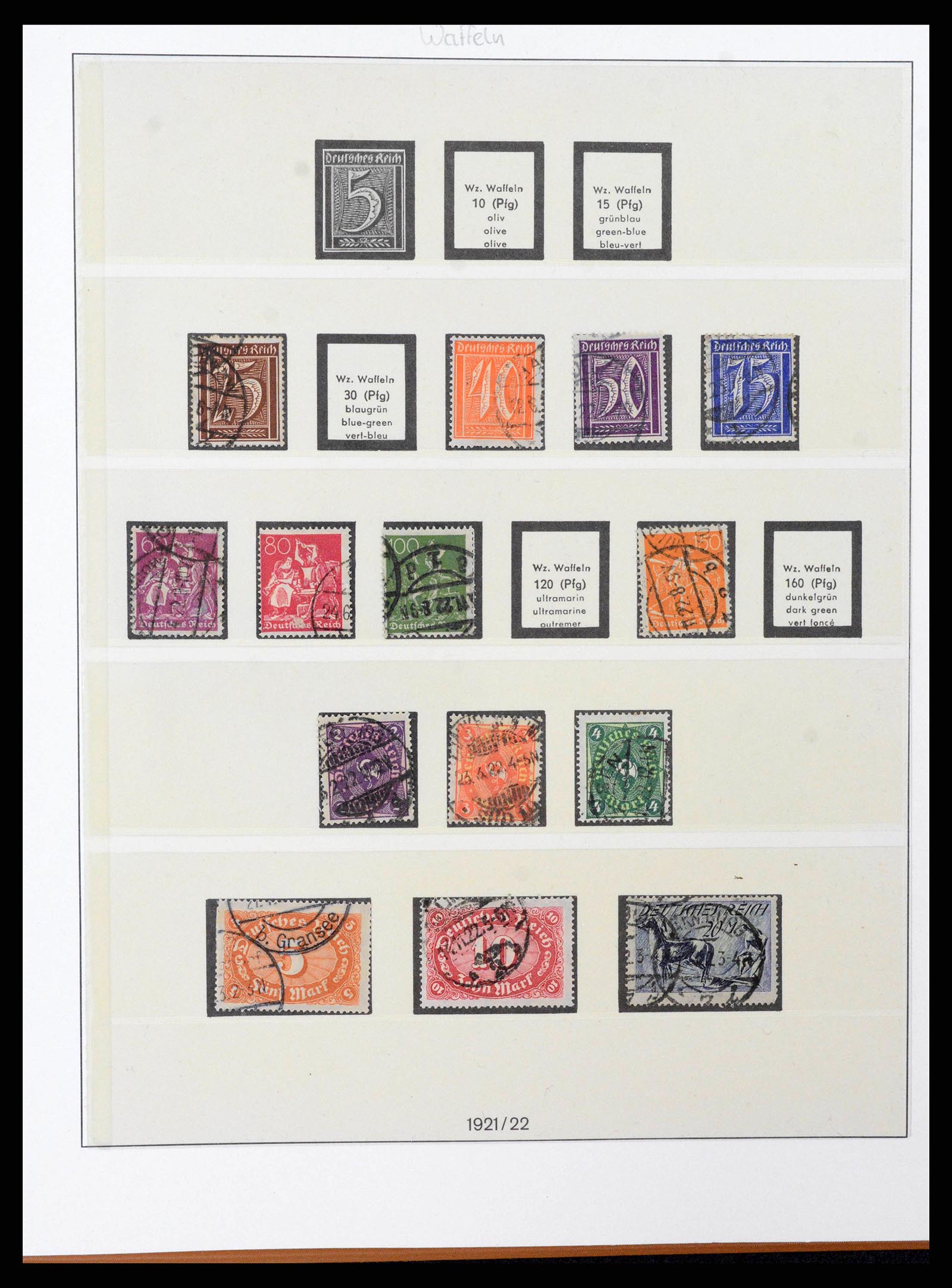 38251 0012 - Stamp collection 38251 German Reich 1872-1932.