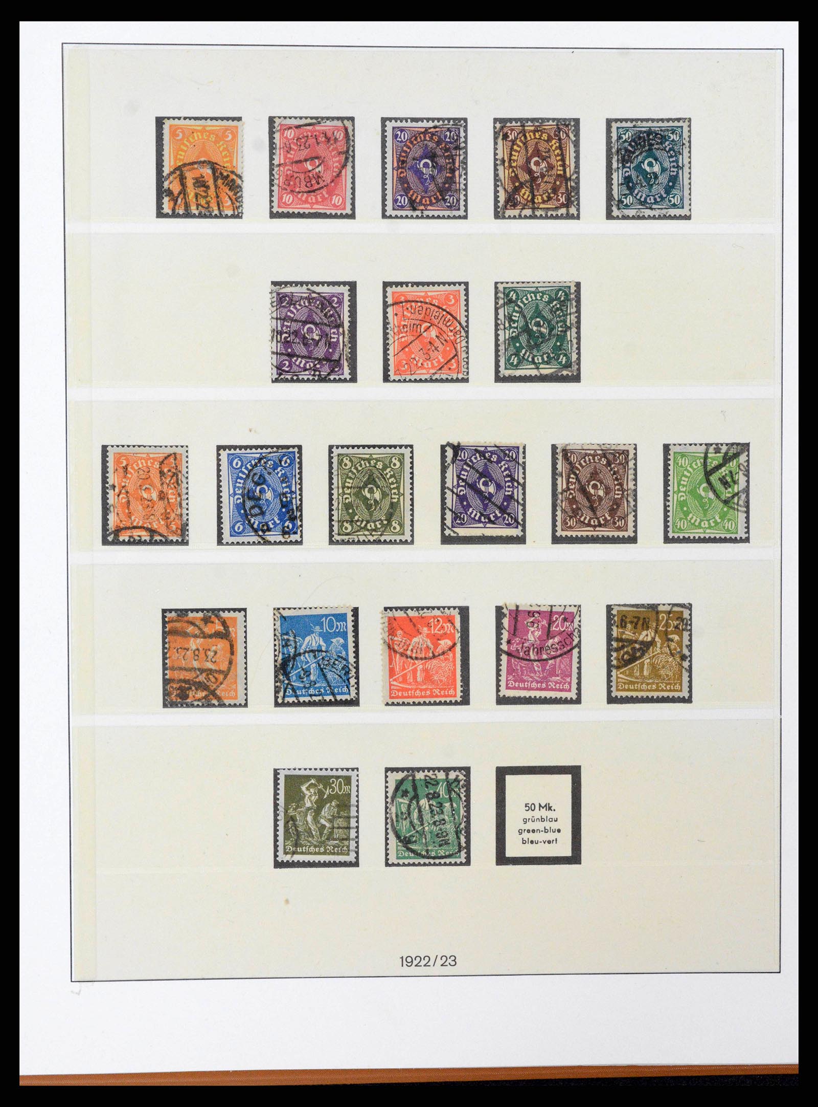 38251 0013 - Stamp collection 38251 German Reich 1872-1932.