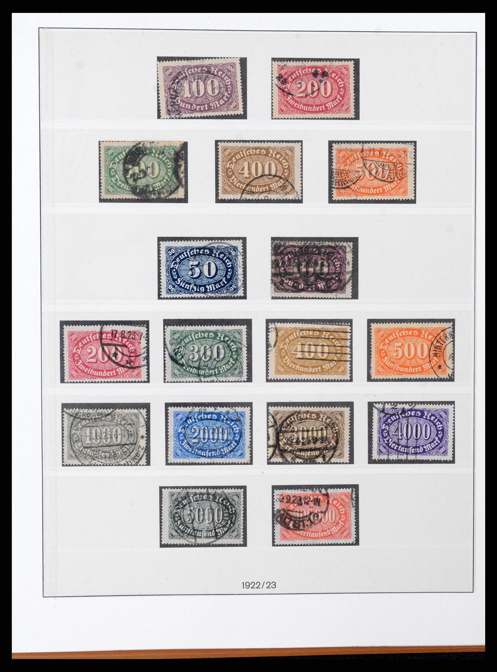 38251 0014 - Stamp collection 38251 German Reich 1872-1932.