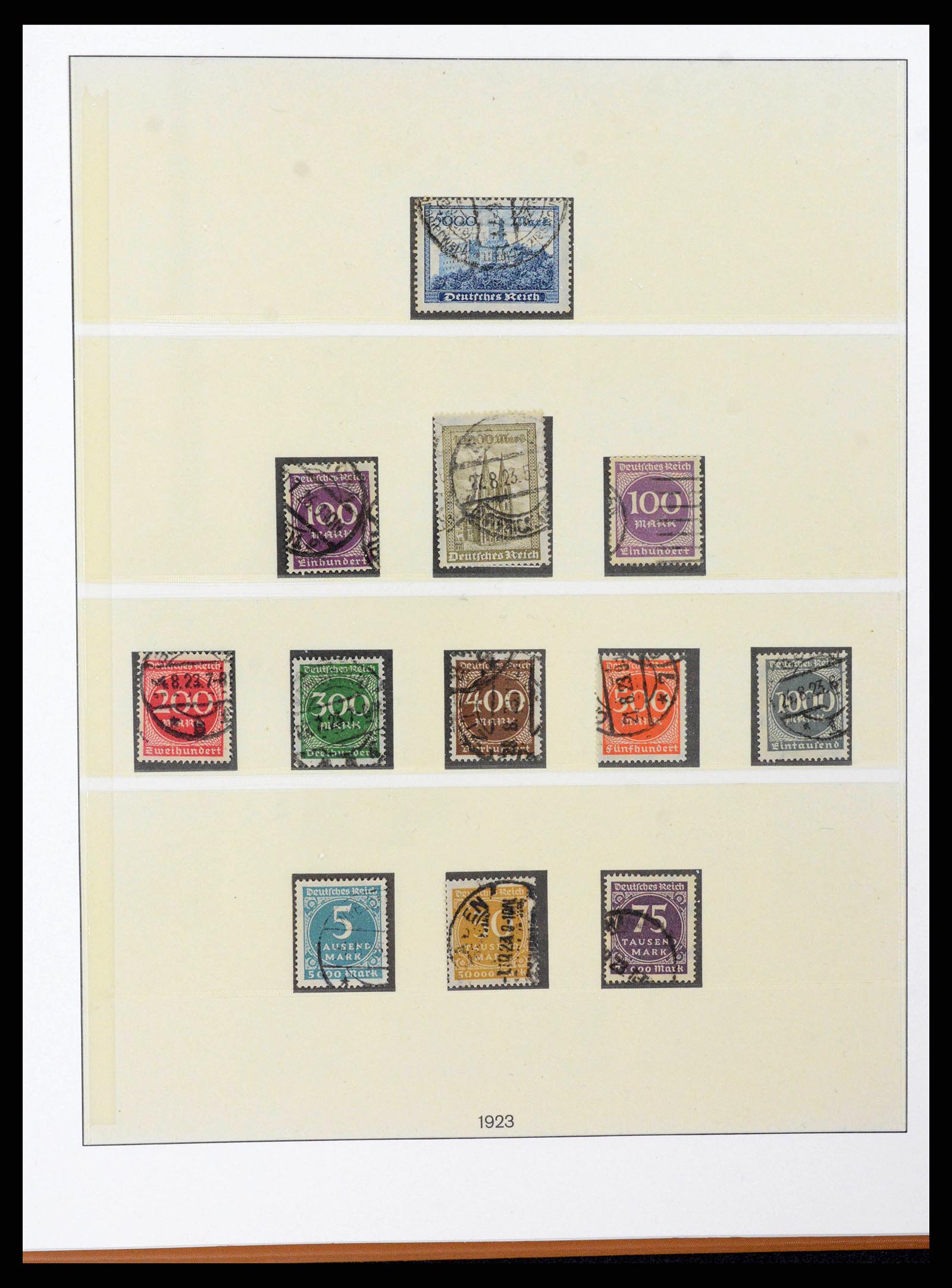 38251 0015 - Stamp collection 38251 German Reich 1872-1932.
