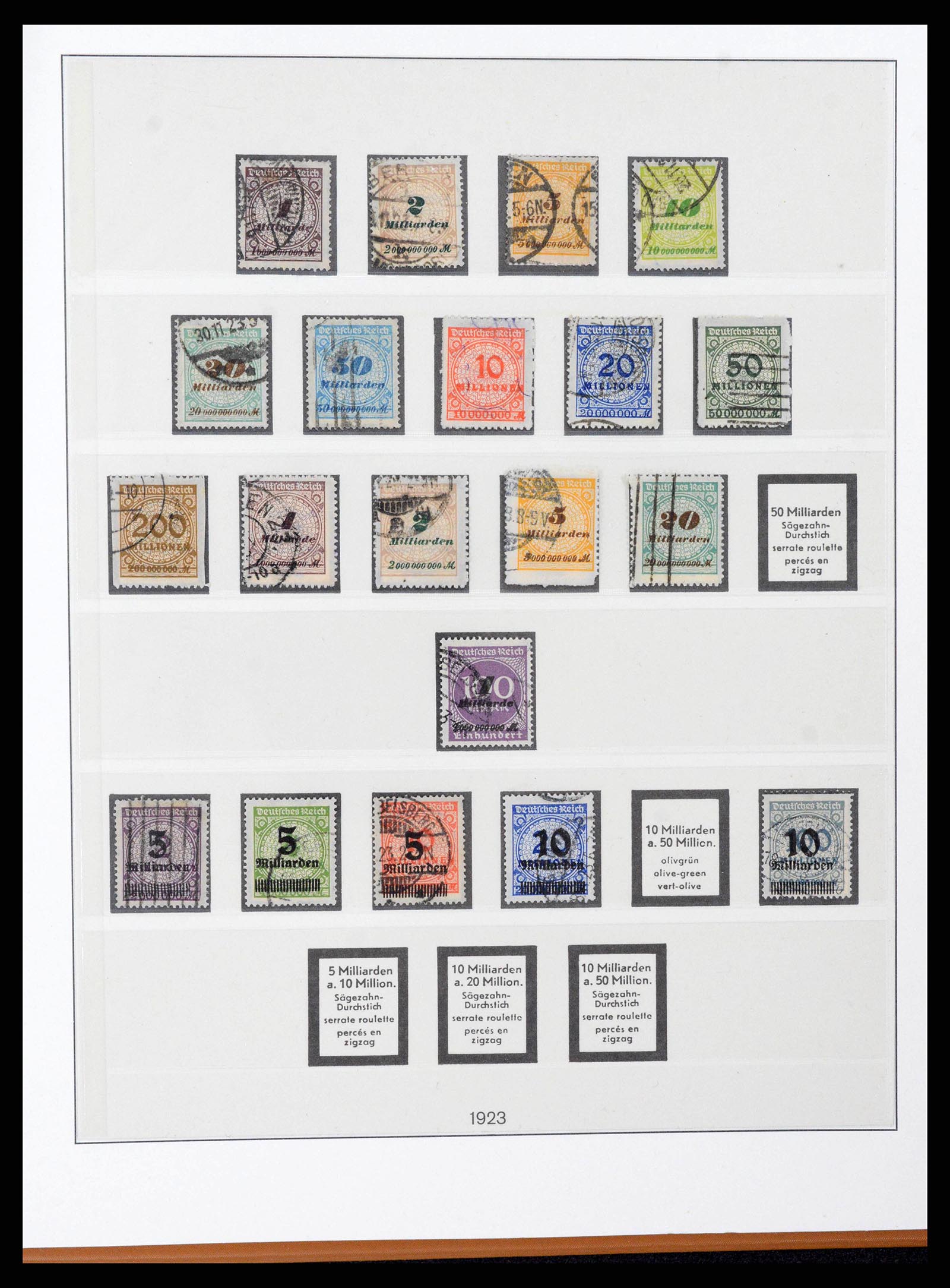 38251 0018 - Stamp collection 38251 German Reich 1872-1932.