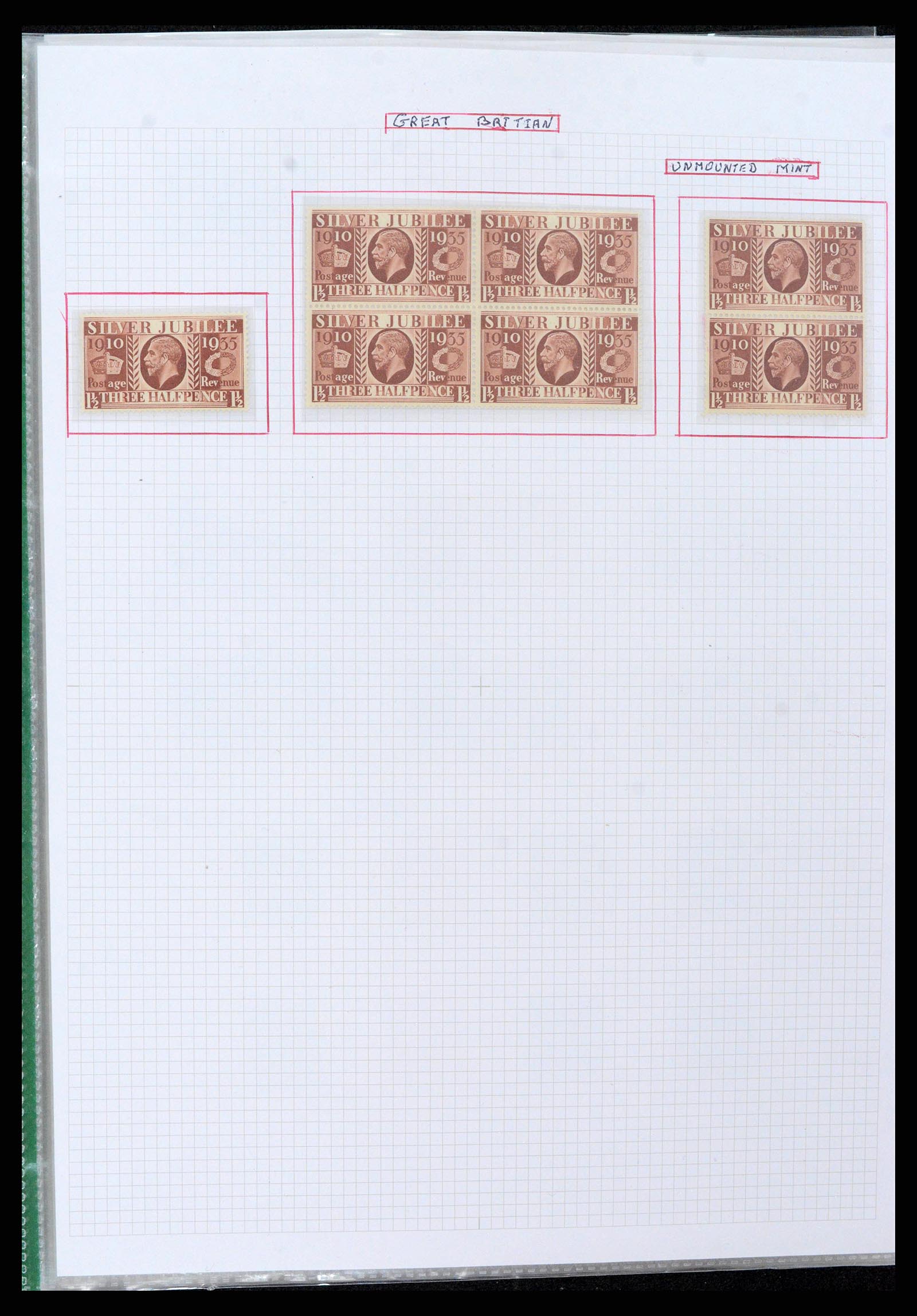38253 0002 - Stamp collection 38253 Great Britain 1912-2002.