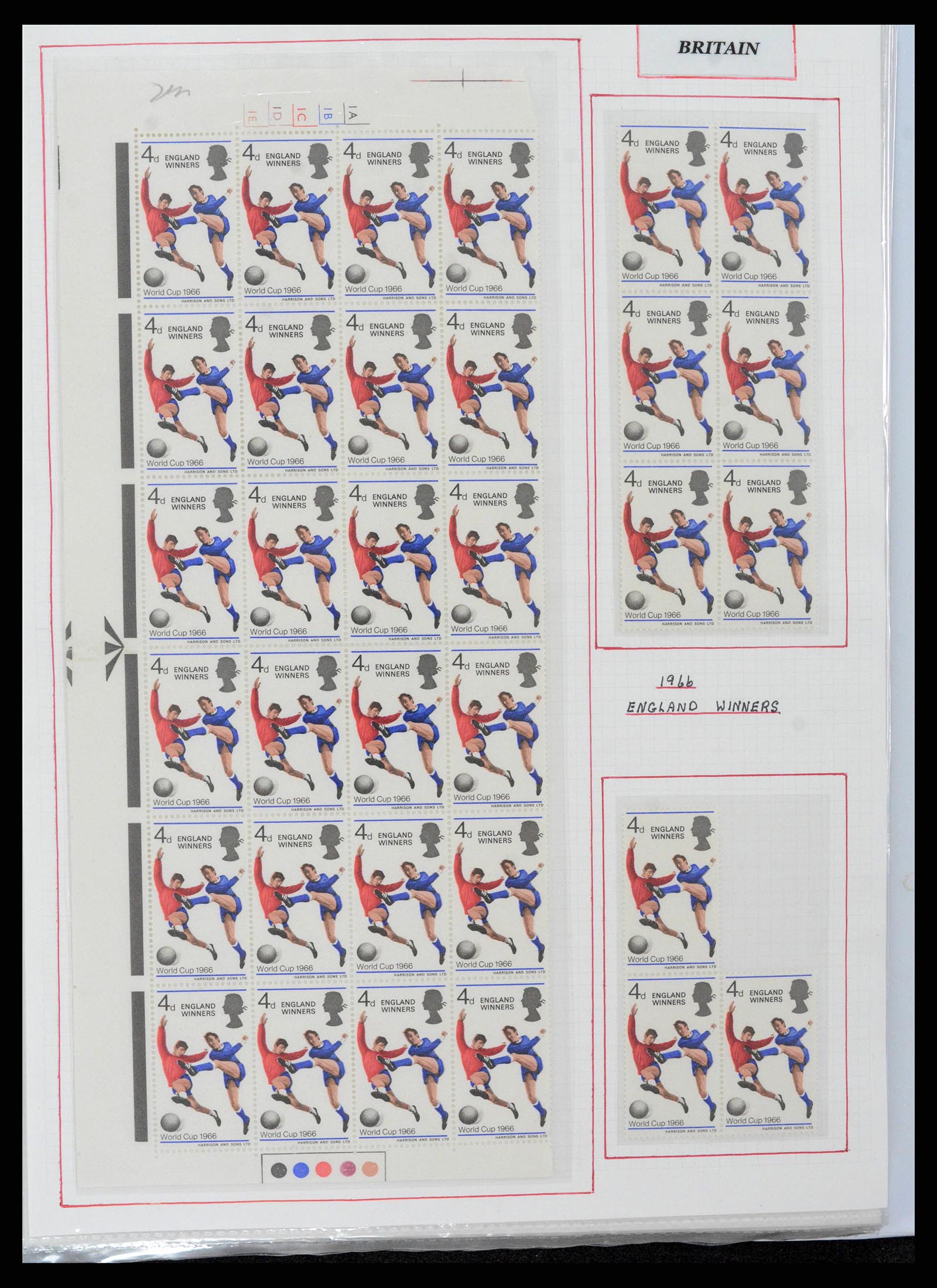 38253 0017 - Postzegelverzameling 38253 Engeland 1912-2002.