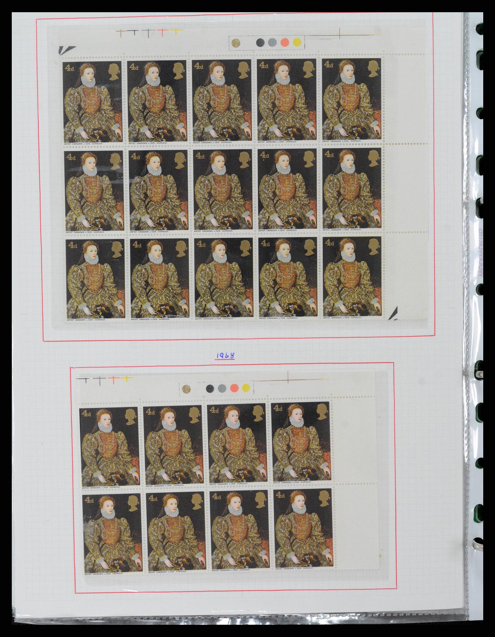 38253 0022 - Postzegelverzameling 38253 Engeland 1912-2002.
