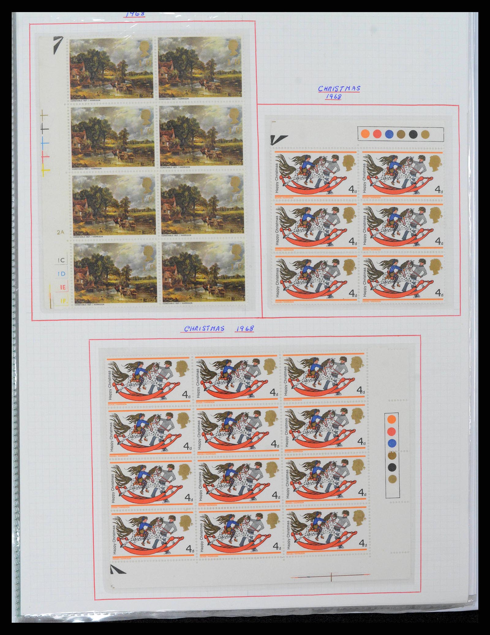38253 0023 - Postzegelverzameling 38253 Engeland 1912-2002.