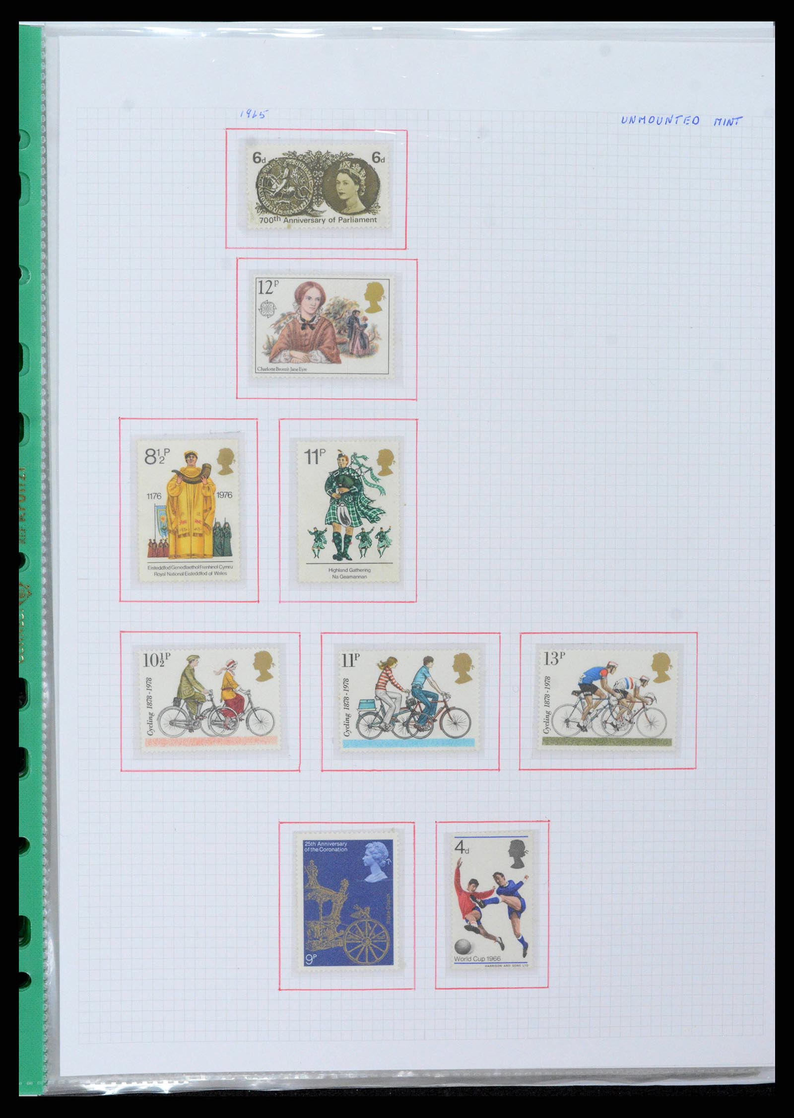 38253 0028 - Postzegelverzameling 38253 Engeland 1912-2002.