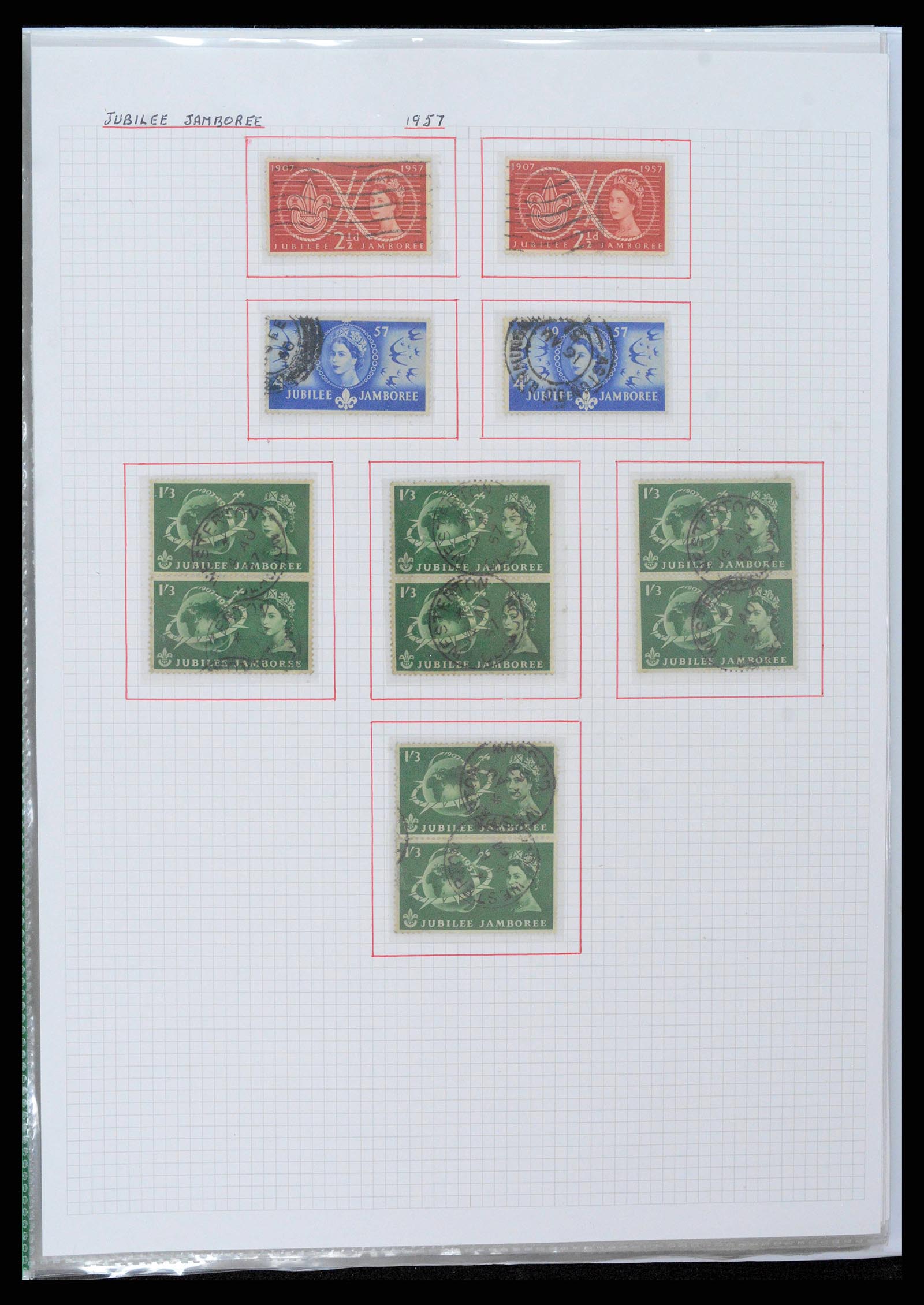 38253 0030 - Postzegelverzameling 38253 Engeland 1912-2002.