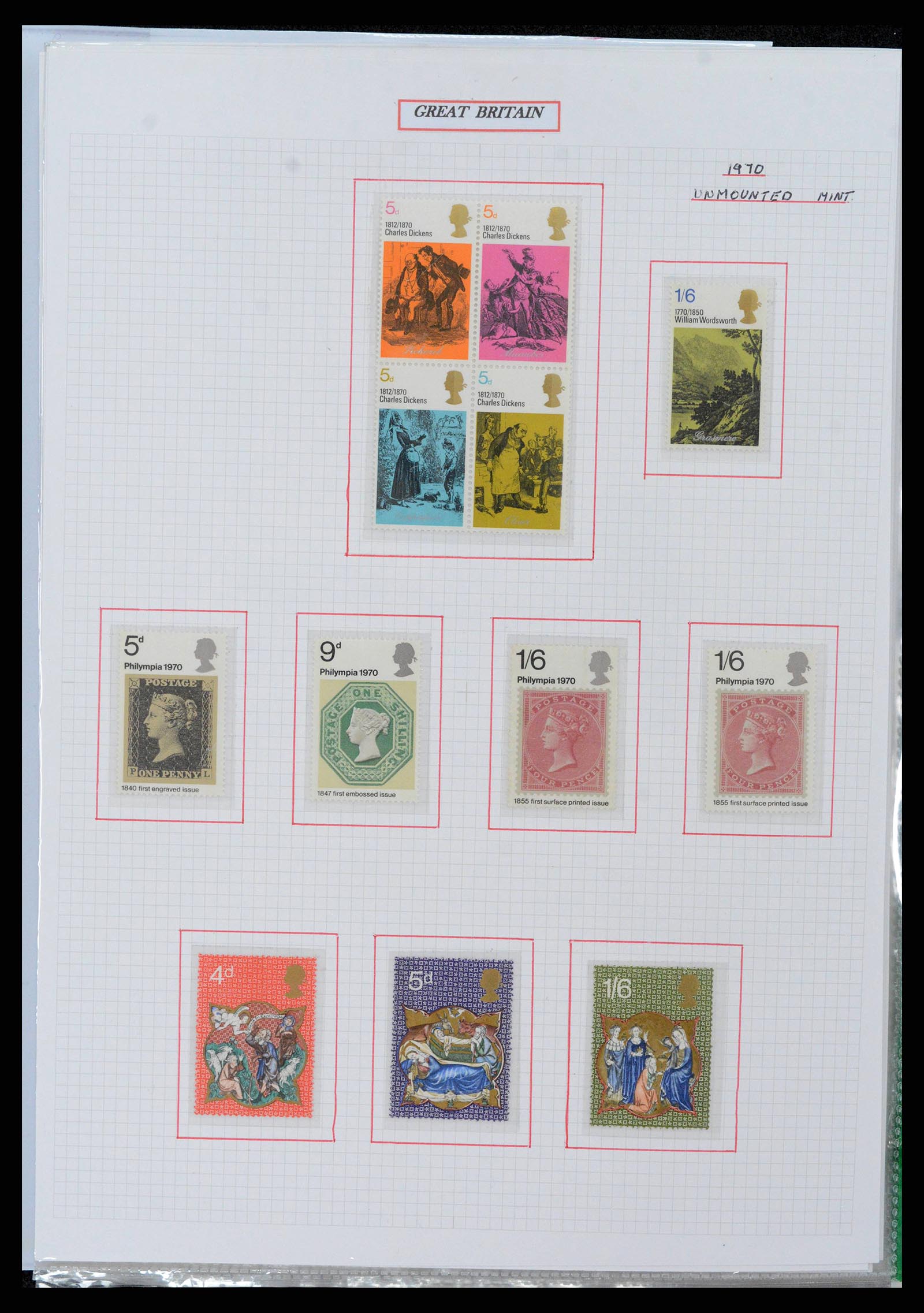 38253 0037 - Stamp collection 38253 Great Britain 1912-2002.