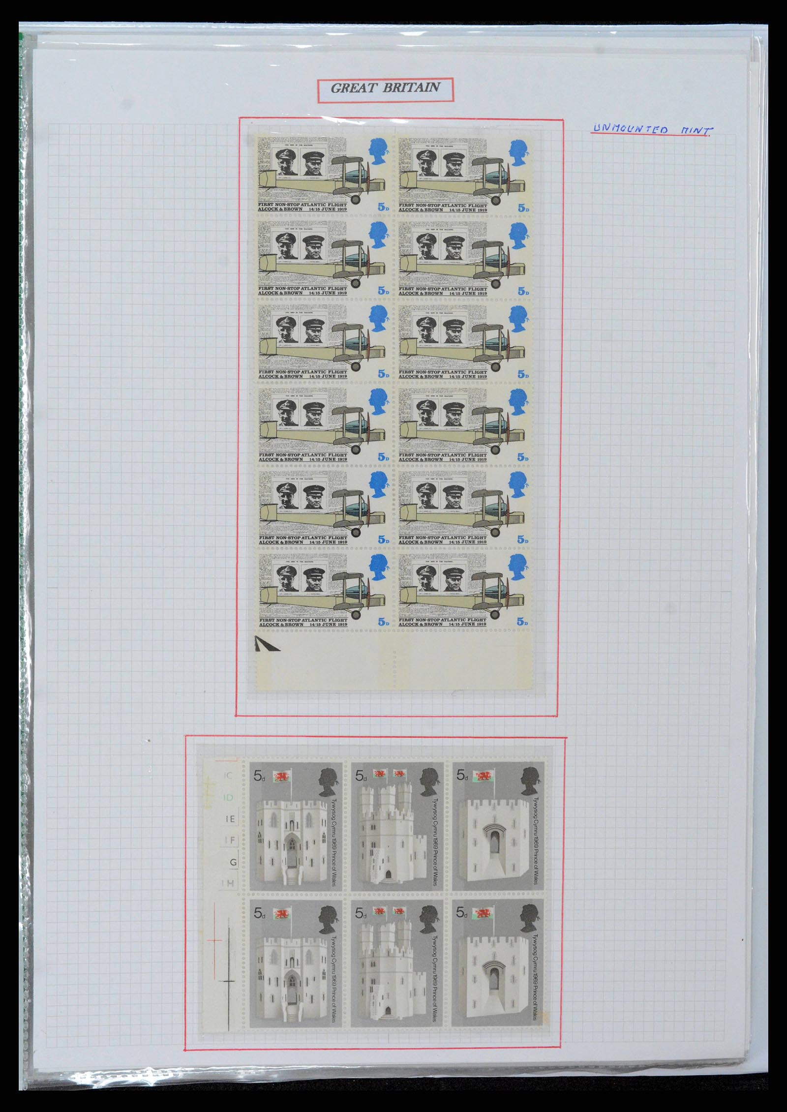 38253 0038 - Postzegelverzameling 38253 Engeland 1912-2002.