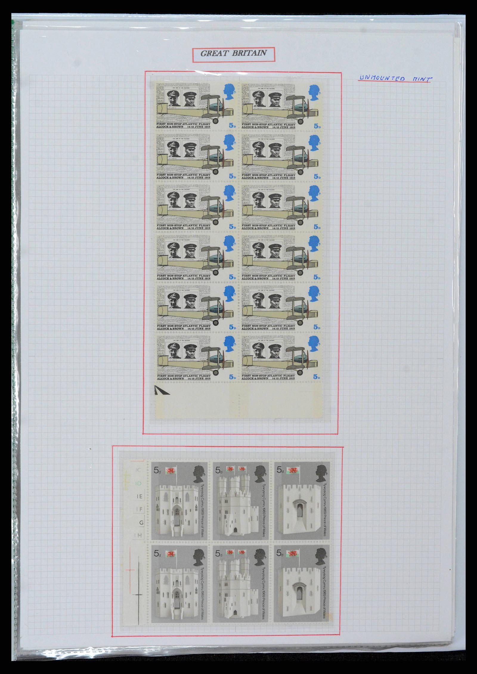 38253 0038 - Stamp collection 38253 Great Britain 1912-2002.